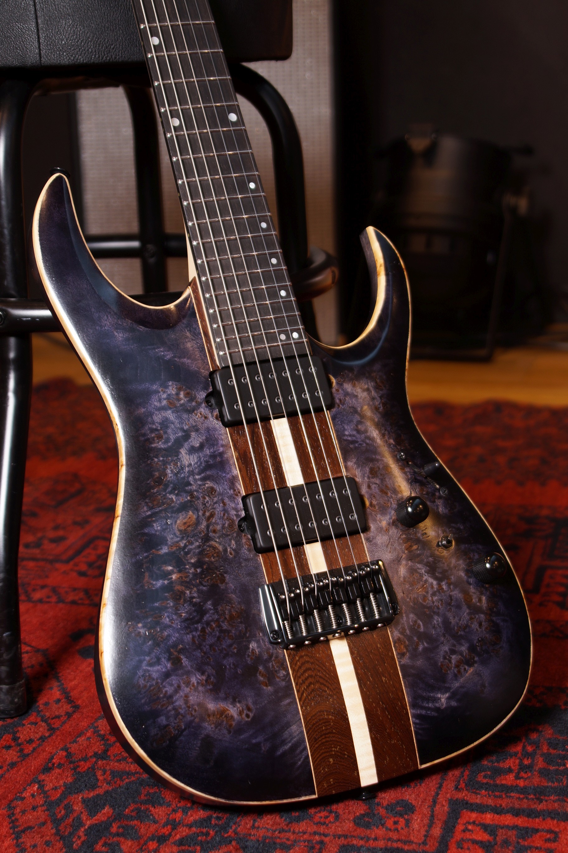 Ibanez RGA217P1PB 7-String Deep Twilight Burst Low Gloss - B-Stock