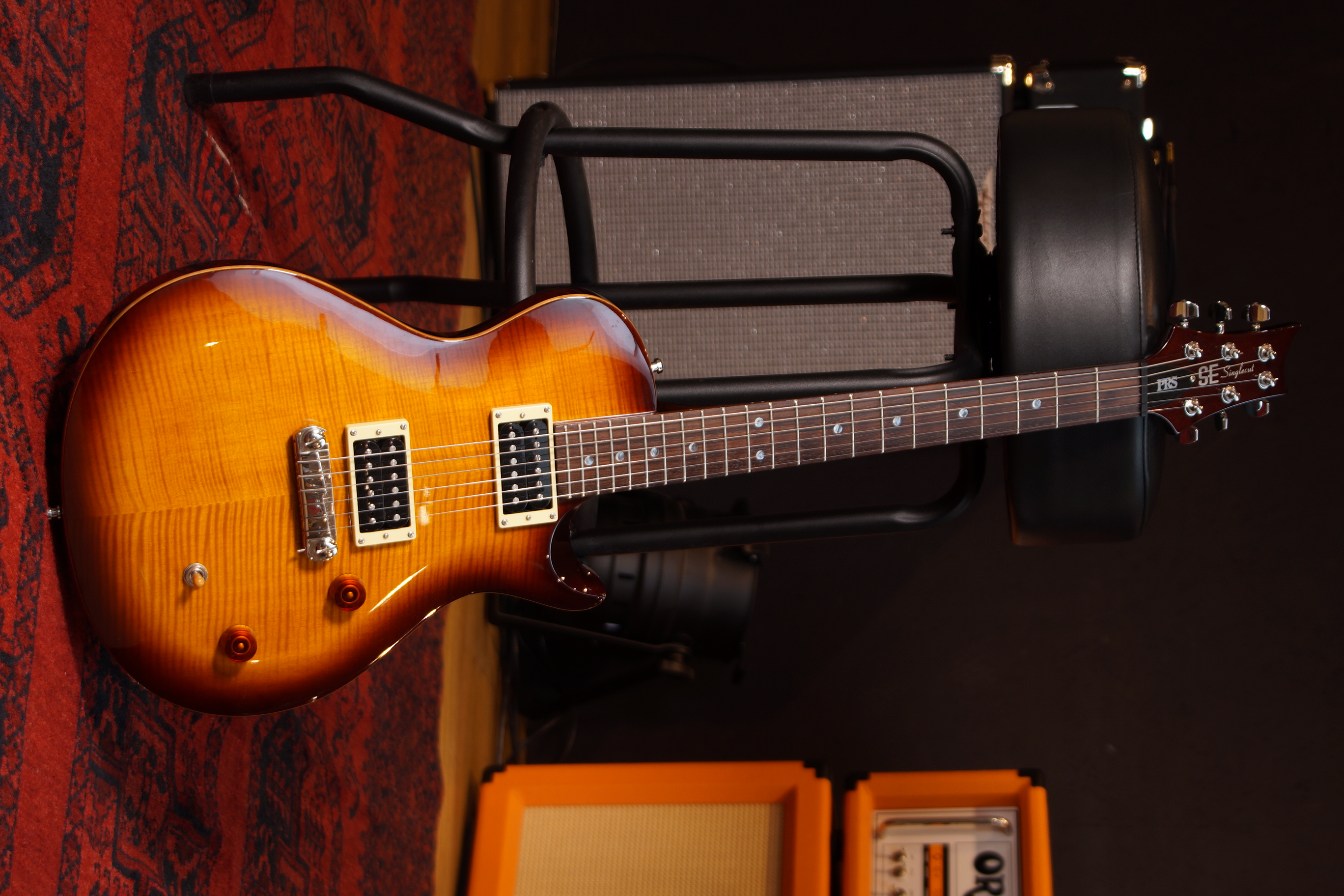 PRS SE Singlecut Tobacco Burst BJ 2006 mit Gigbag - used