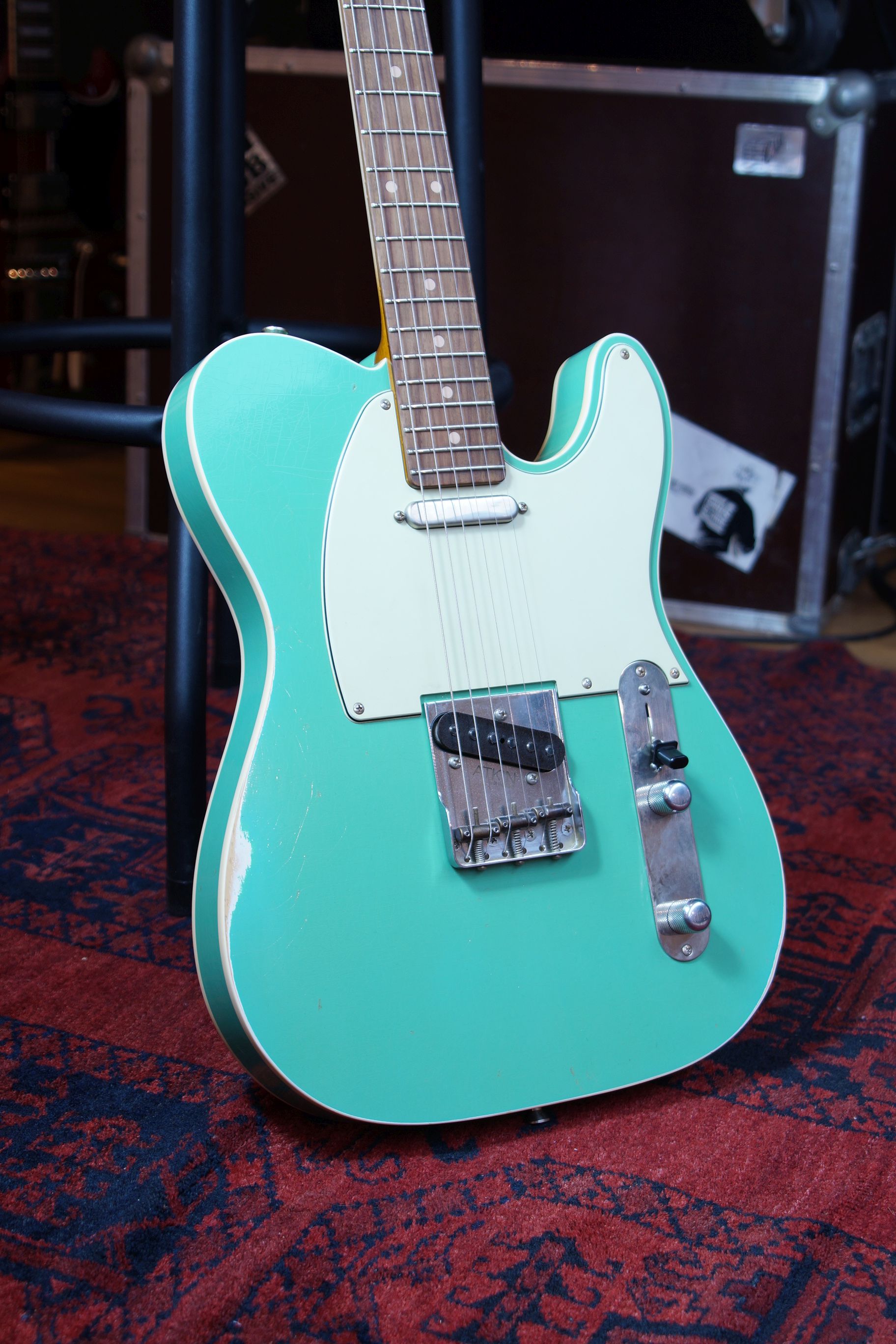 Atkin Electric T-68 The Sixty-Eight aged Nitro Seafoam Green/White back