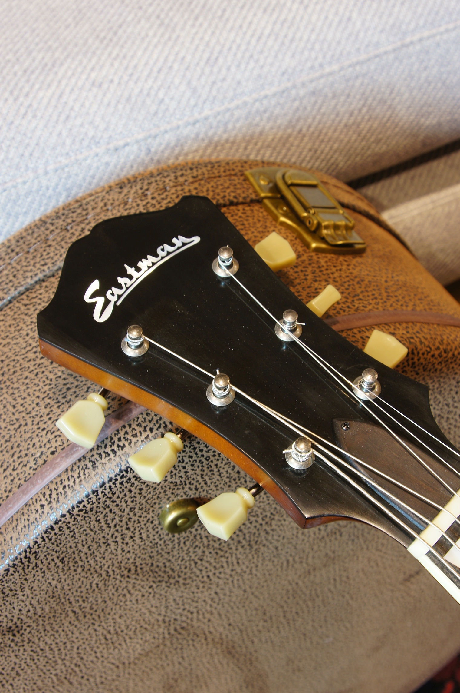 Eastman T49D/V-GB Archtop Goldburst aged