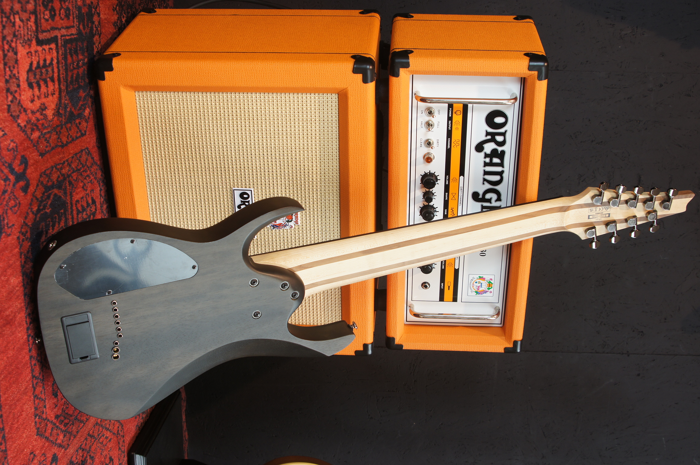 IBANEZ RG 9-String Transparent Gray Flat - B-Ware