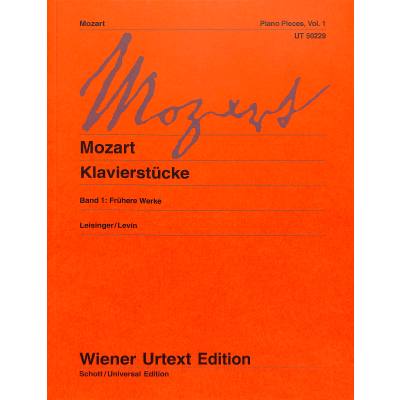 Mozart - Klavierstücke 1 - frühere Werke