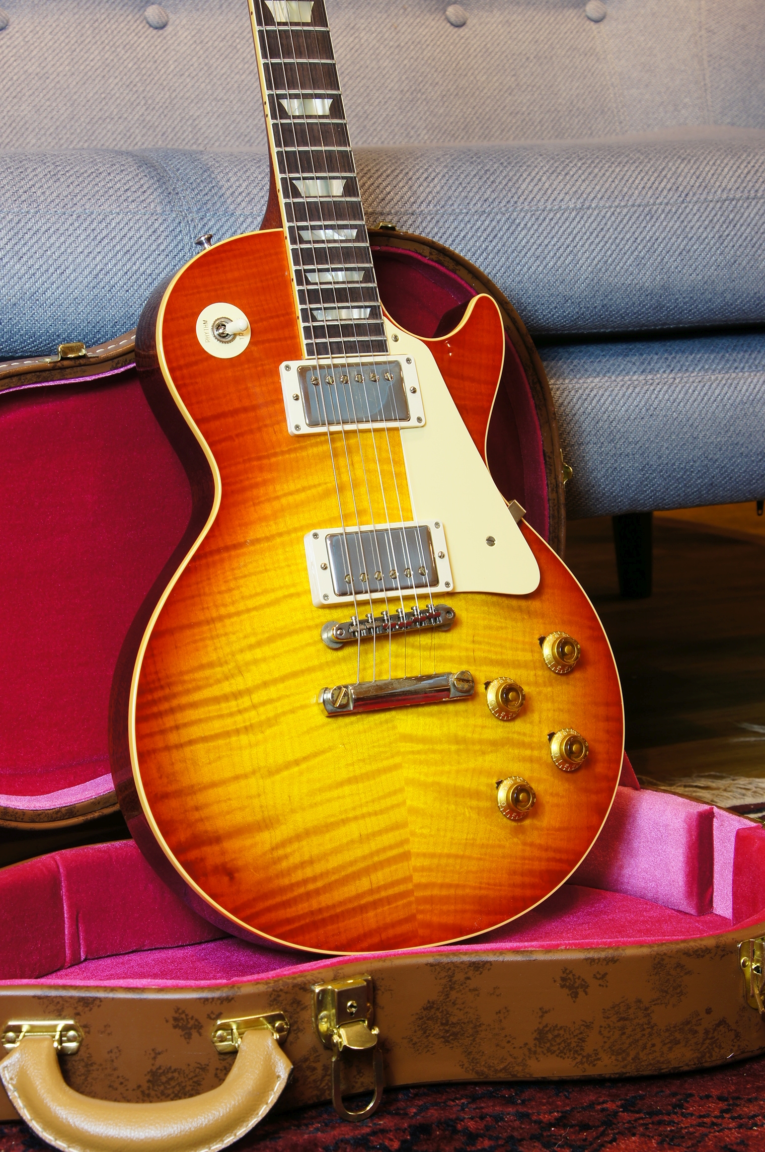 Gibson Custom Shop 1959 Les Paul Standard Reissue VOS Washed Cherry Burst