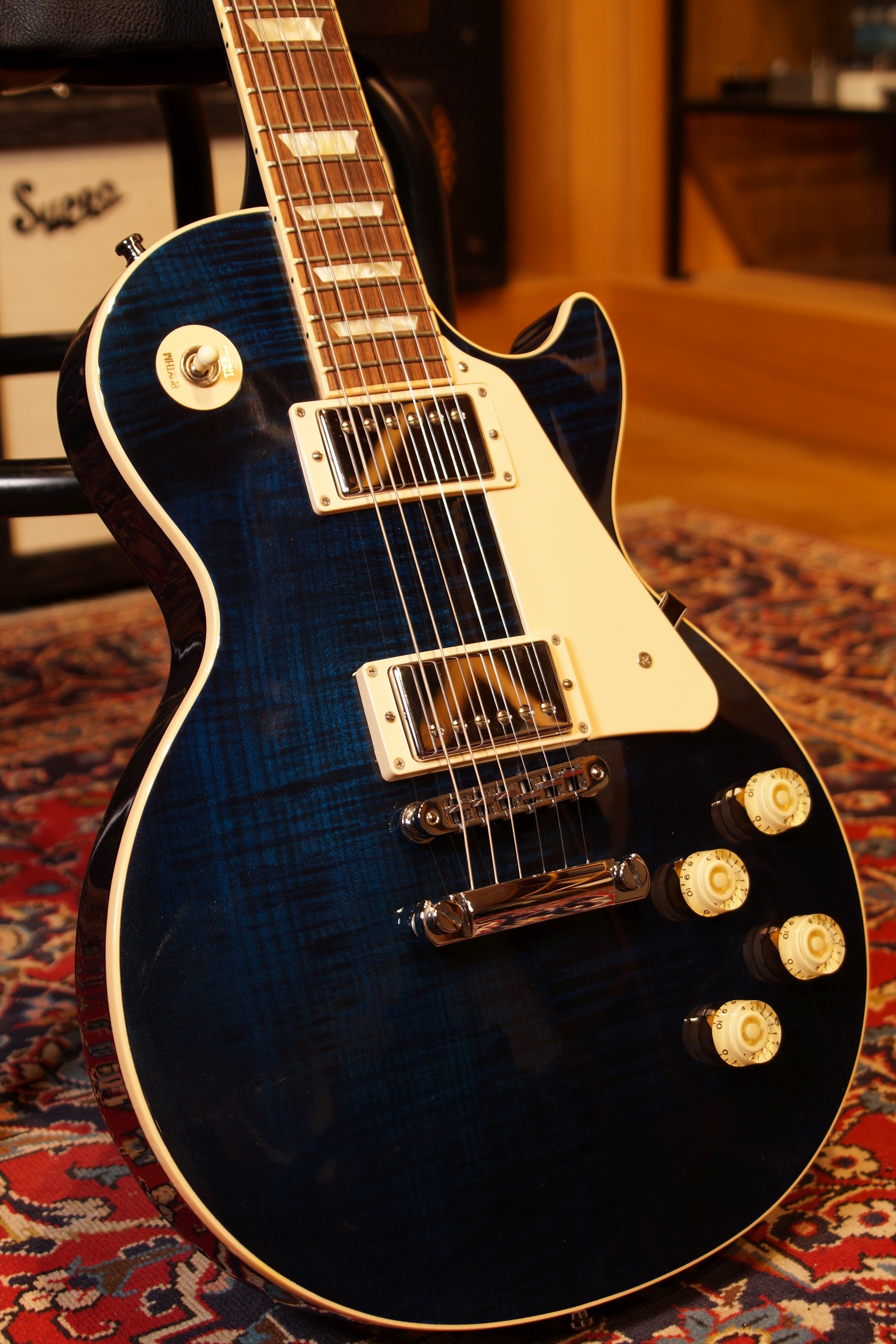 Gibson Les Paul New Traditional Chicago Blue - gebraucht mit Koffer