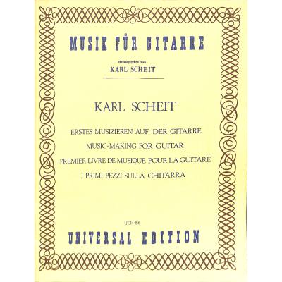 Erstes Musizieren auf der Gitarre