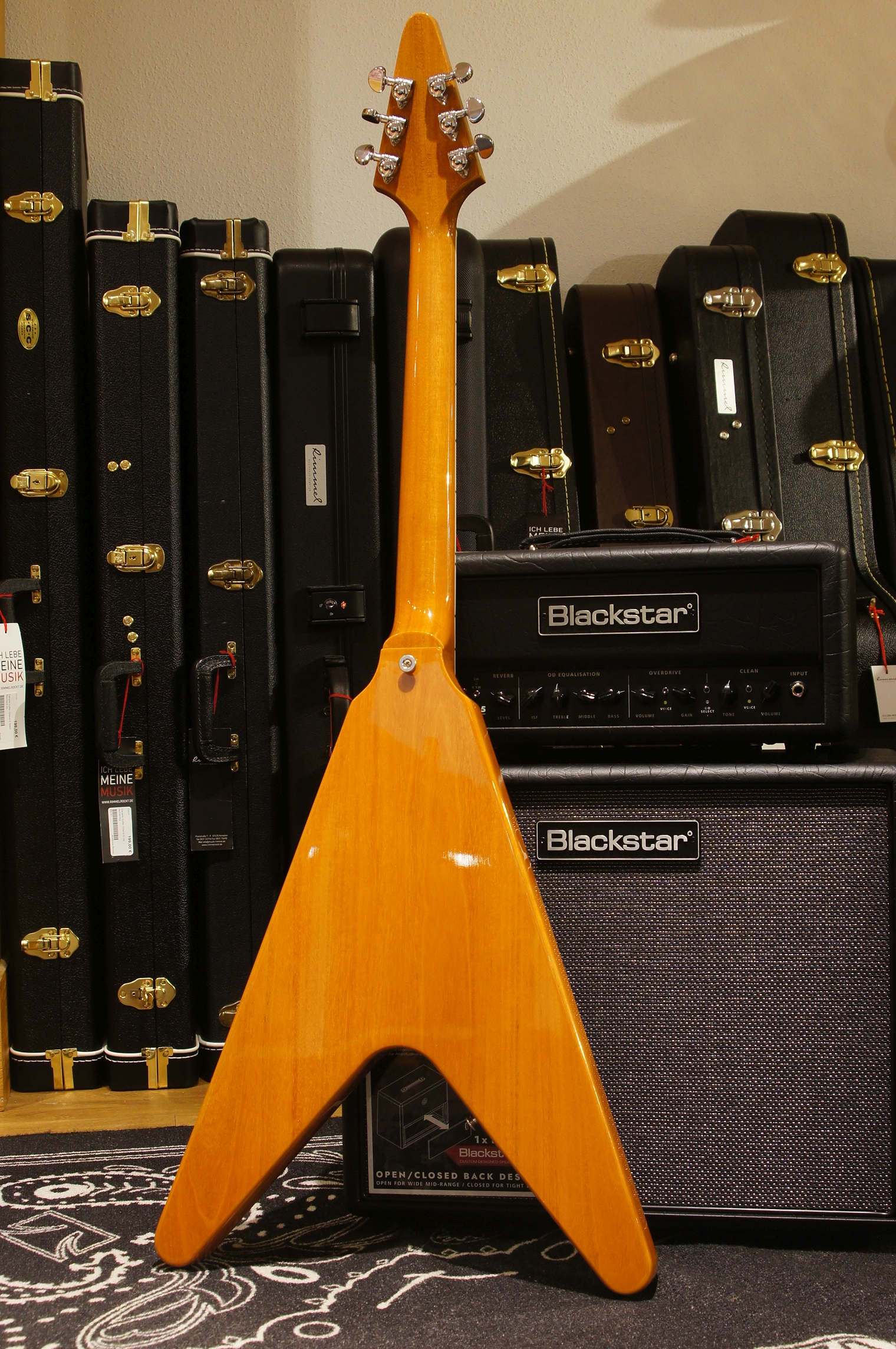 Gibson 70s Flying V Antique Natural