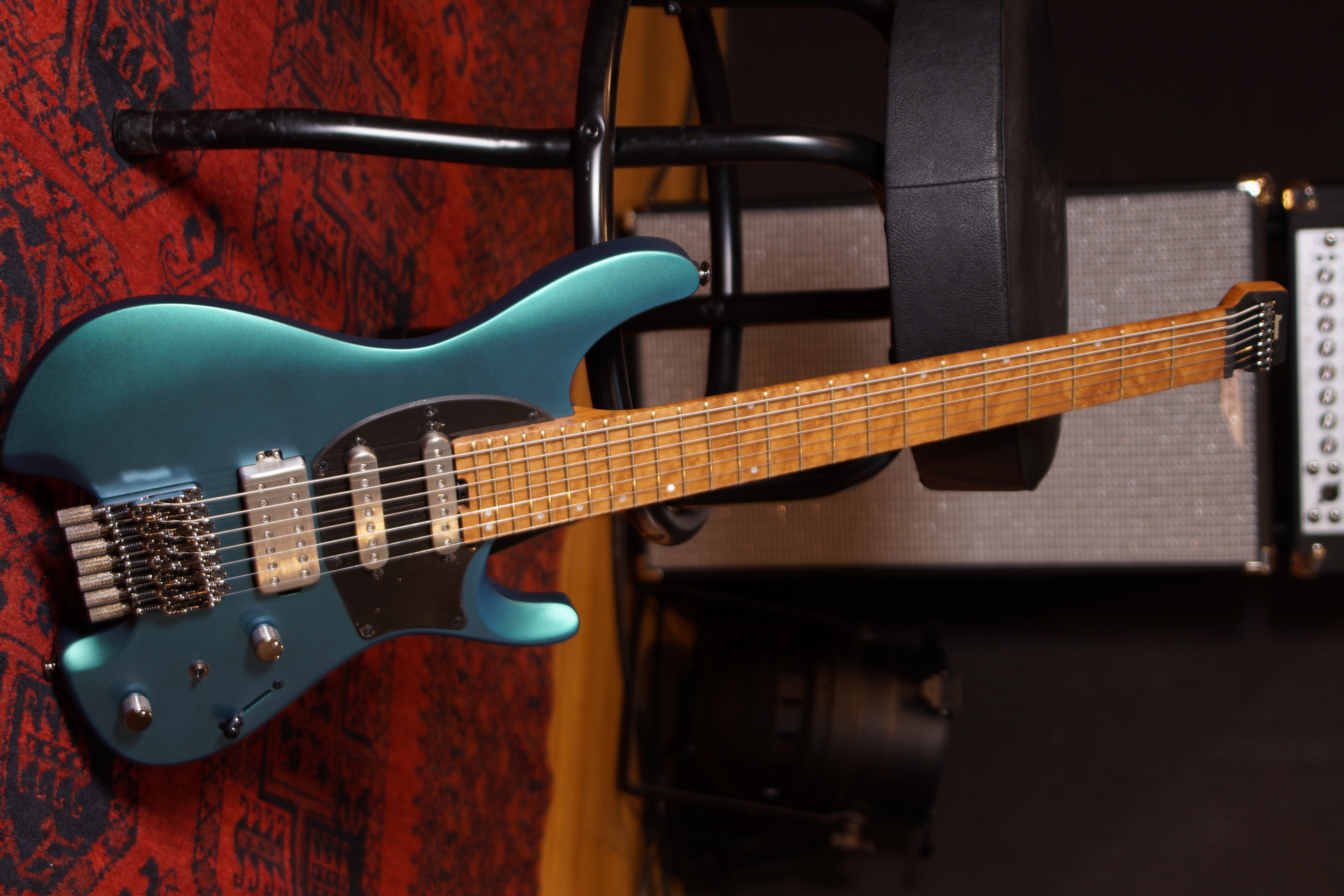 Ibanez Q547-BMM Quest 7-String Blue Chameleon Metallic Matte - B-Stock