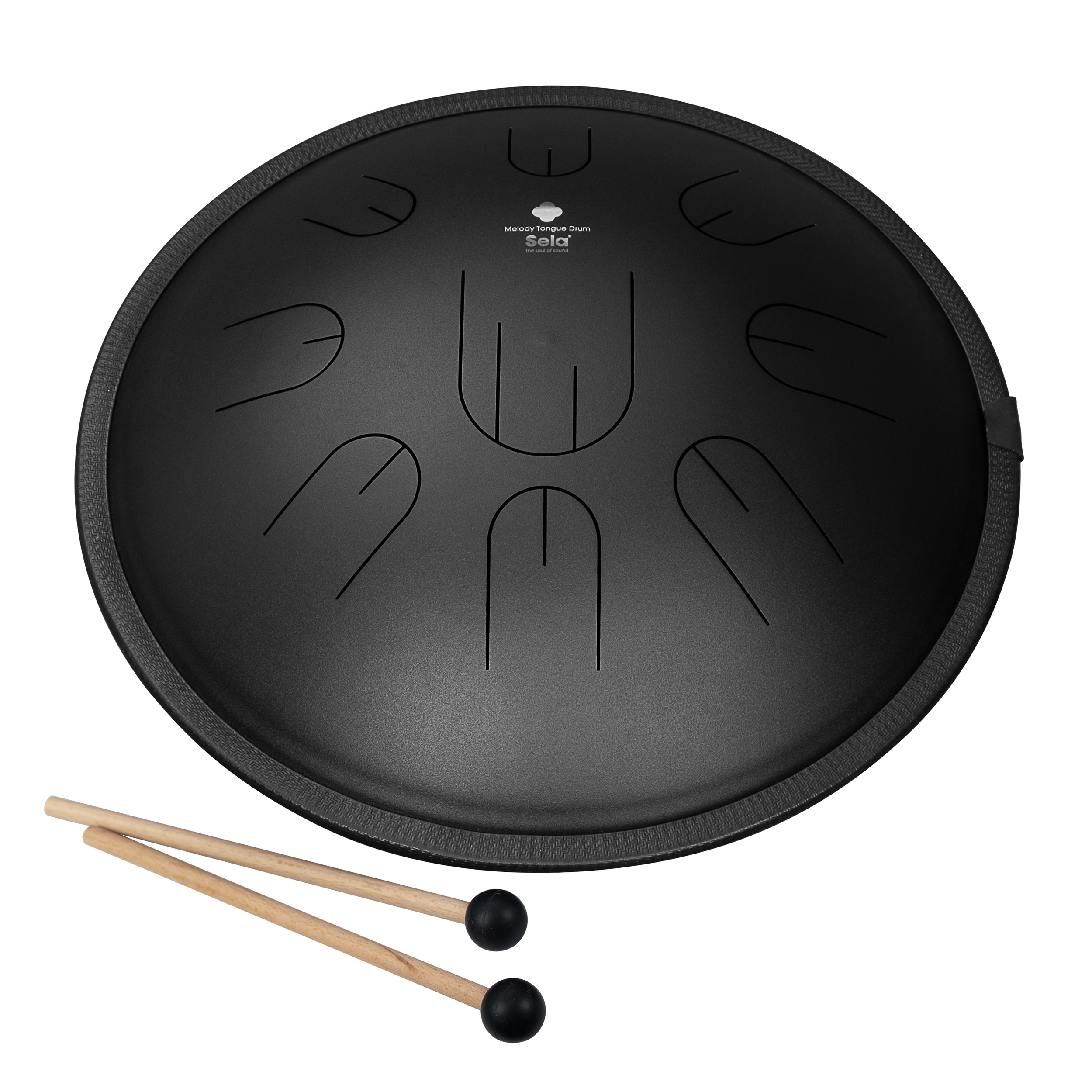 Sela SE 380 Melody Tongue Drum 14" D Kurd Black