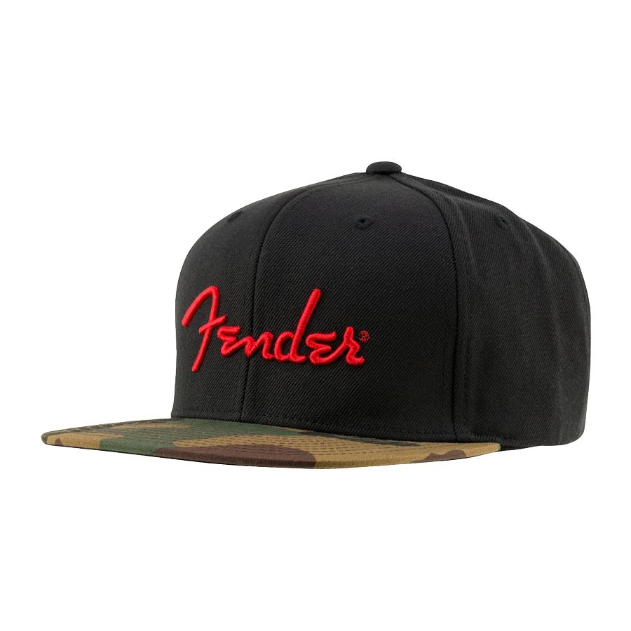 Fender Camo Flatbill Cap