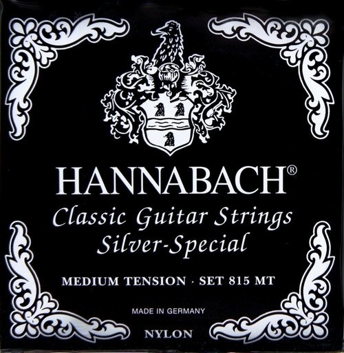 Hannabach 815 MT Silver Secial - Medium Tension schwarz
