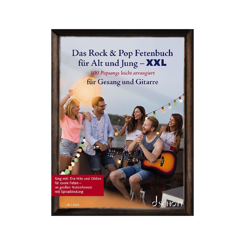 Das Rock + Pop Fetenbuch für Alt und Jung | 100 Popsongs leicht arrangiert