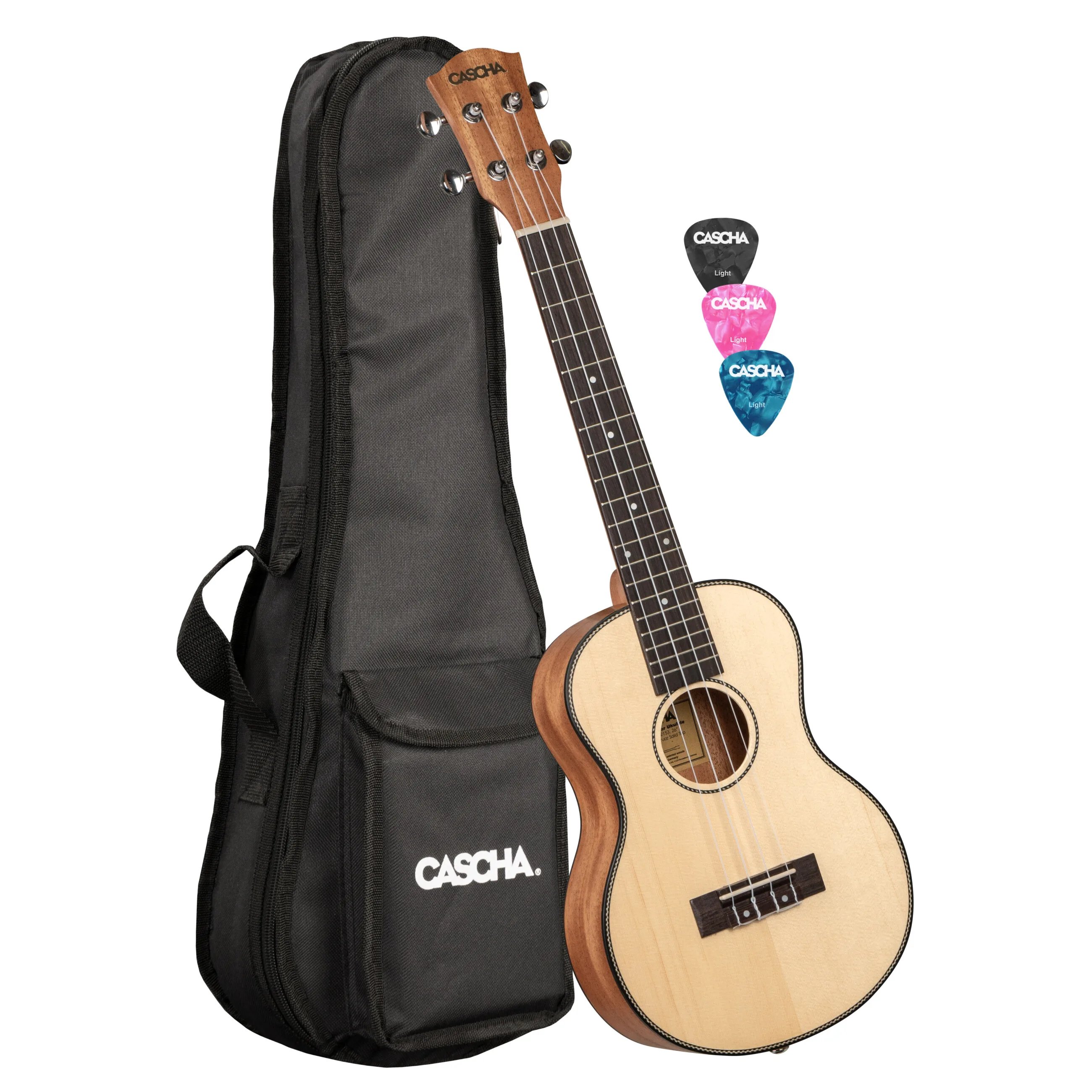 Cascha Ukulele Tenor Ukulele Fichte Solid Top