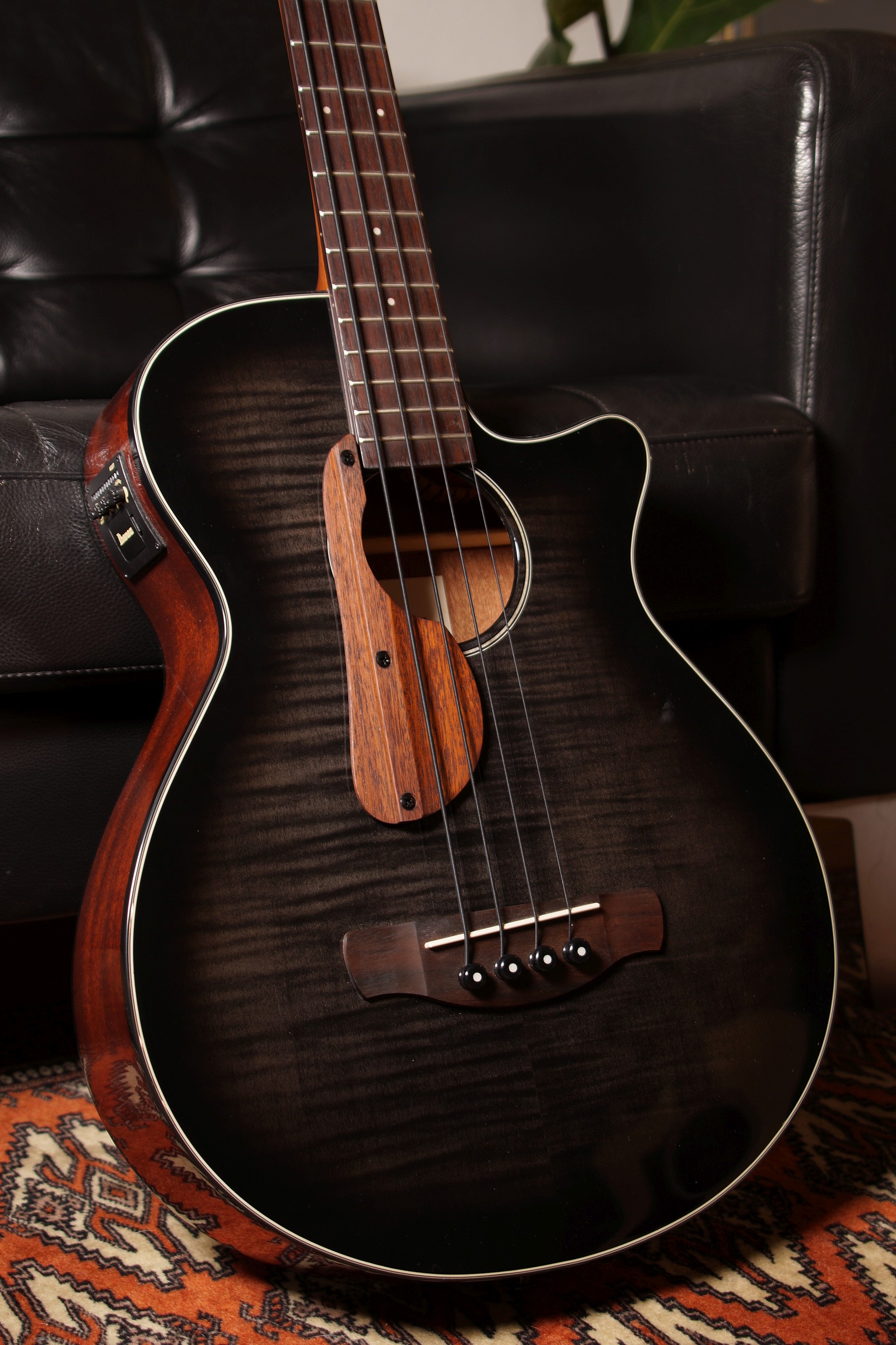 IBANEZ AEGB25E-TKH Akustikbass Transparent Black Sunburst