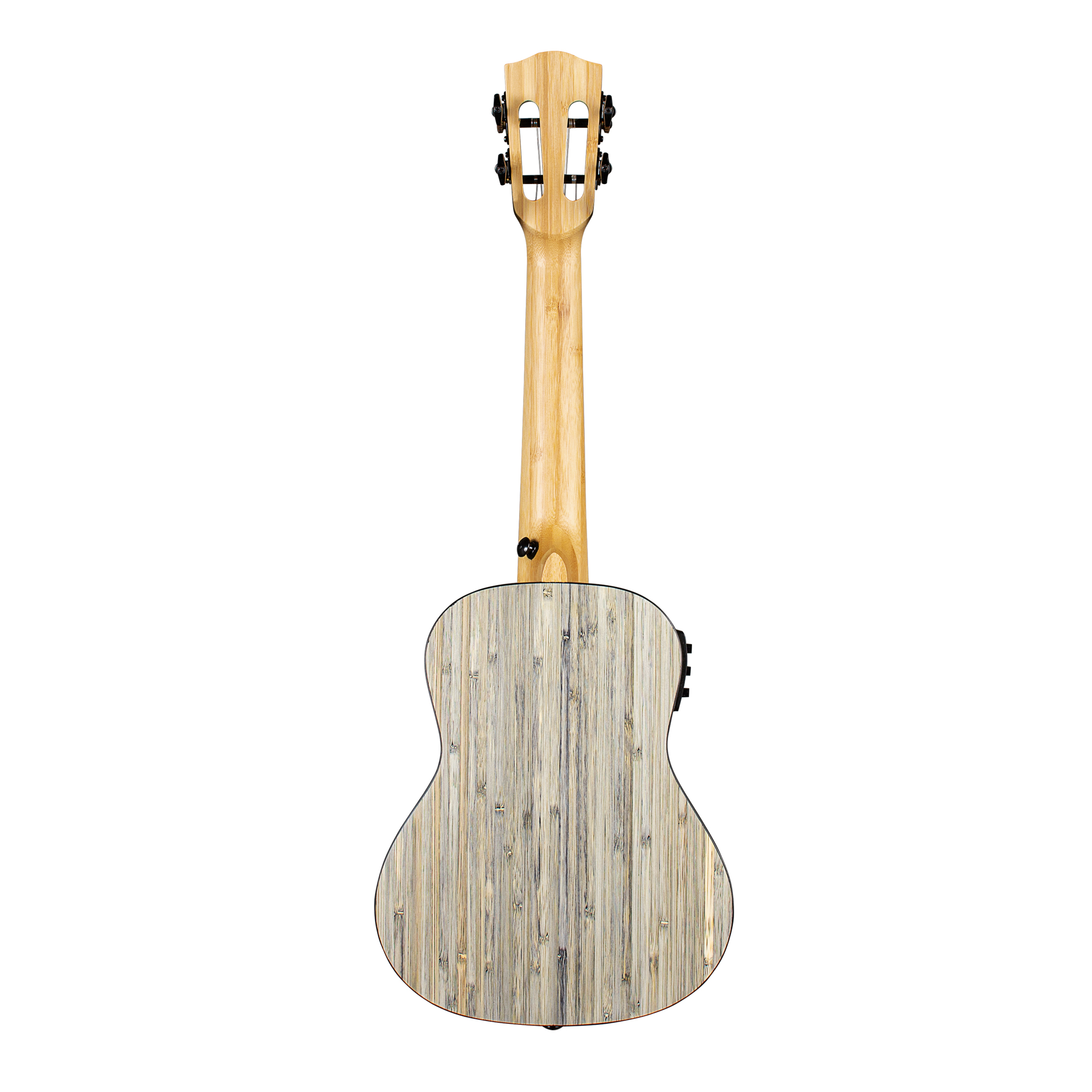 Cascha Ukulele Konzert HH 2316E Bamboo Graphite + EQ inklusive Tasche