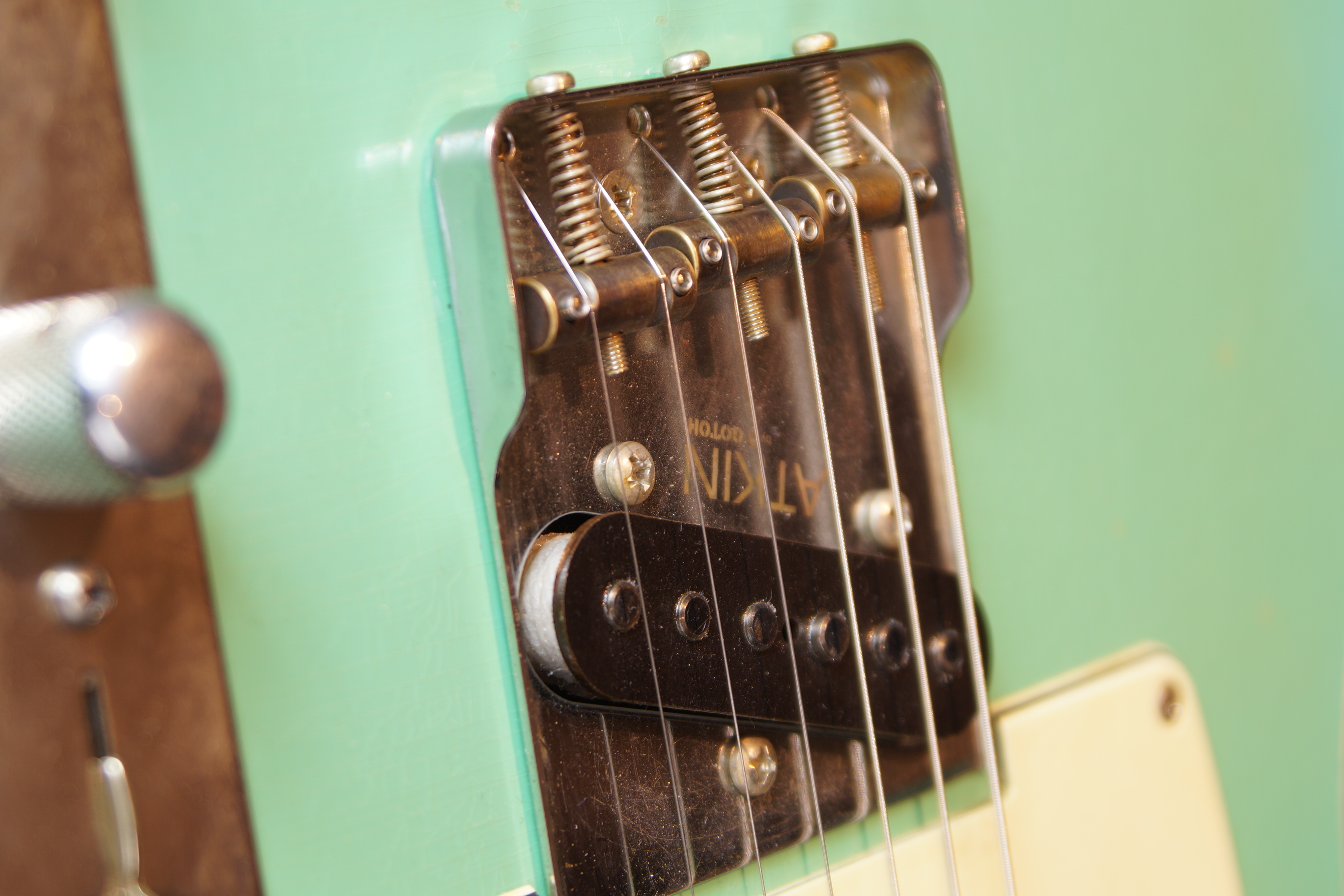 Atkin Electric T-68 The Sixty-Eight aged Nitro Seafoam Green