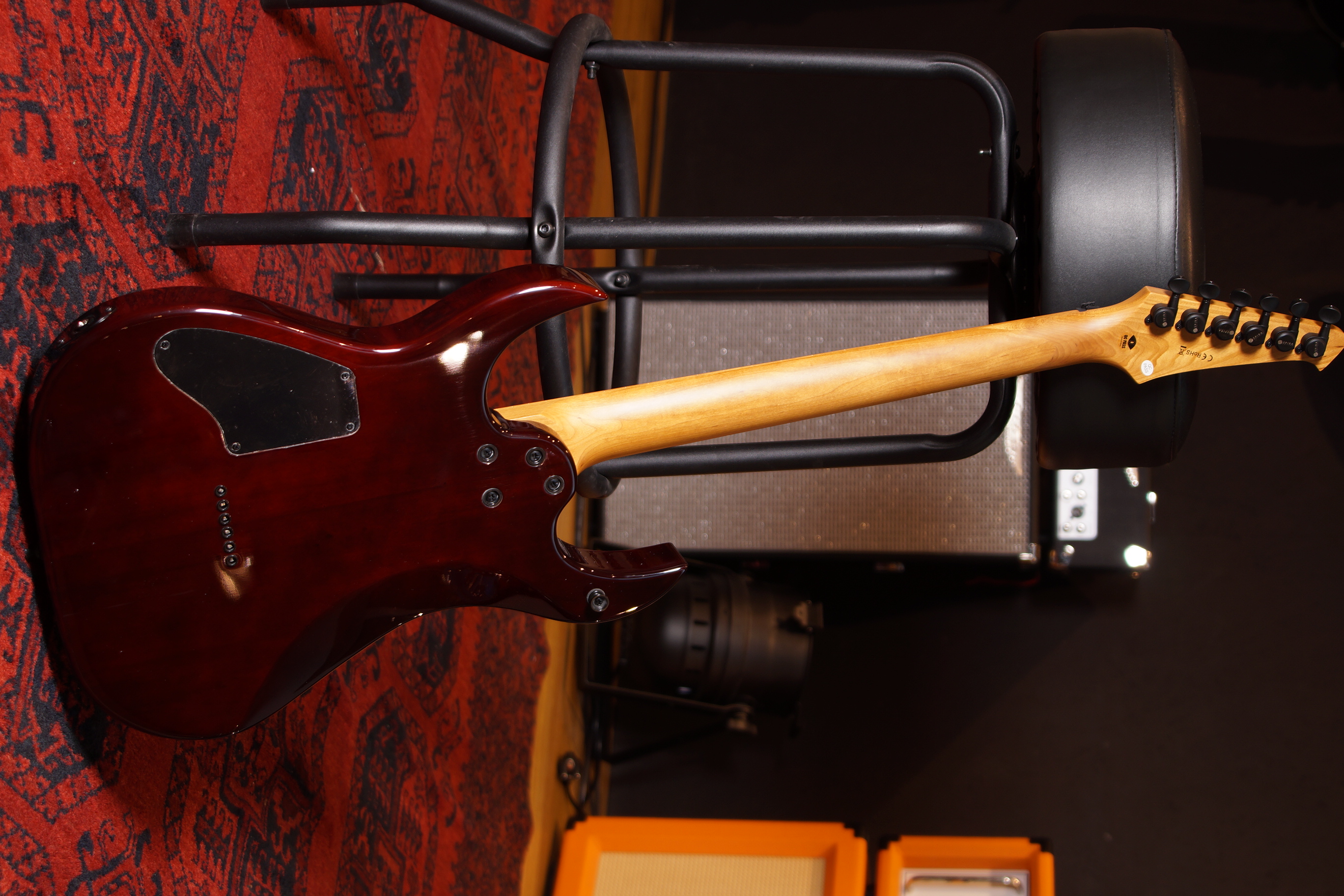 SPIRA Guitars S-450 TRD Transparent Red