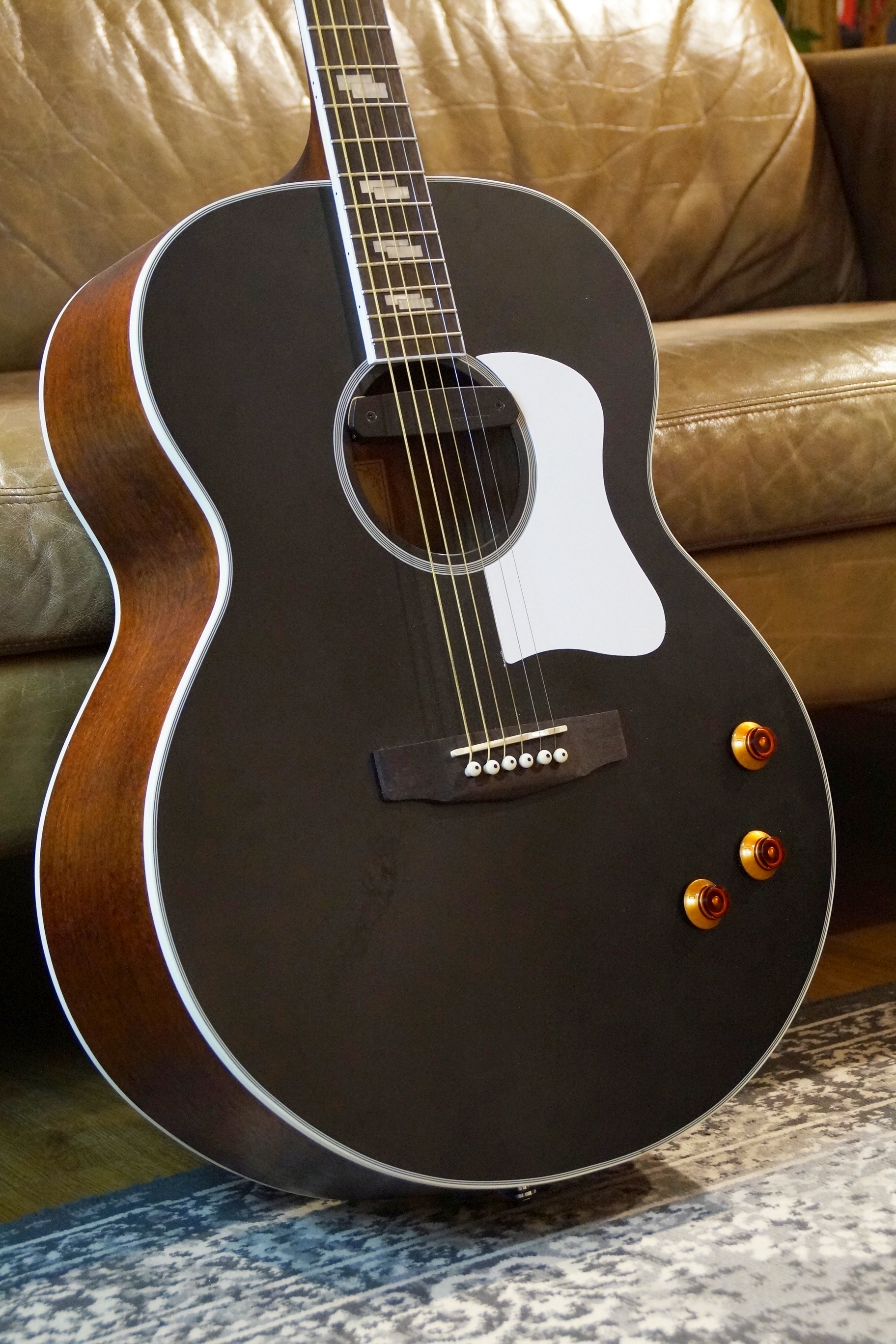 CORT Westerngitarre, CJ-RETRO, Vintage Black Matte, Pickup