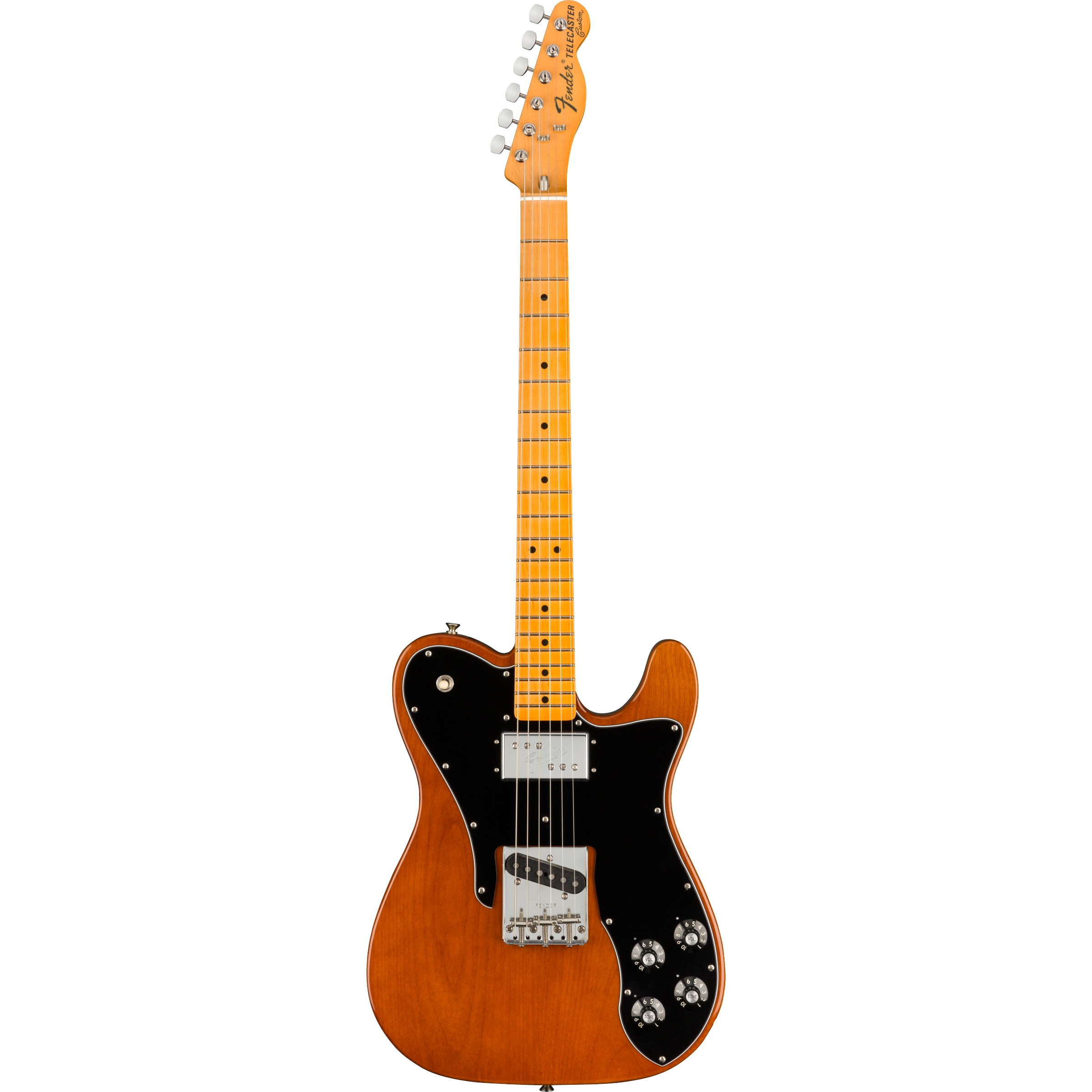 Fender American Original 70s Telecaster® Custom, Maple Fingerboard, Mocha mit Koffer