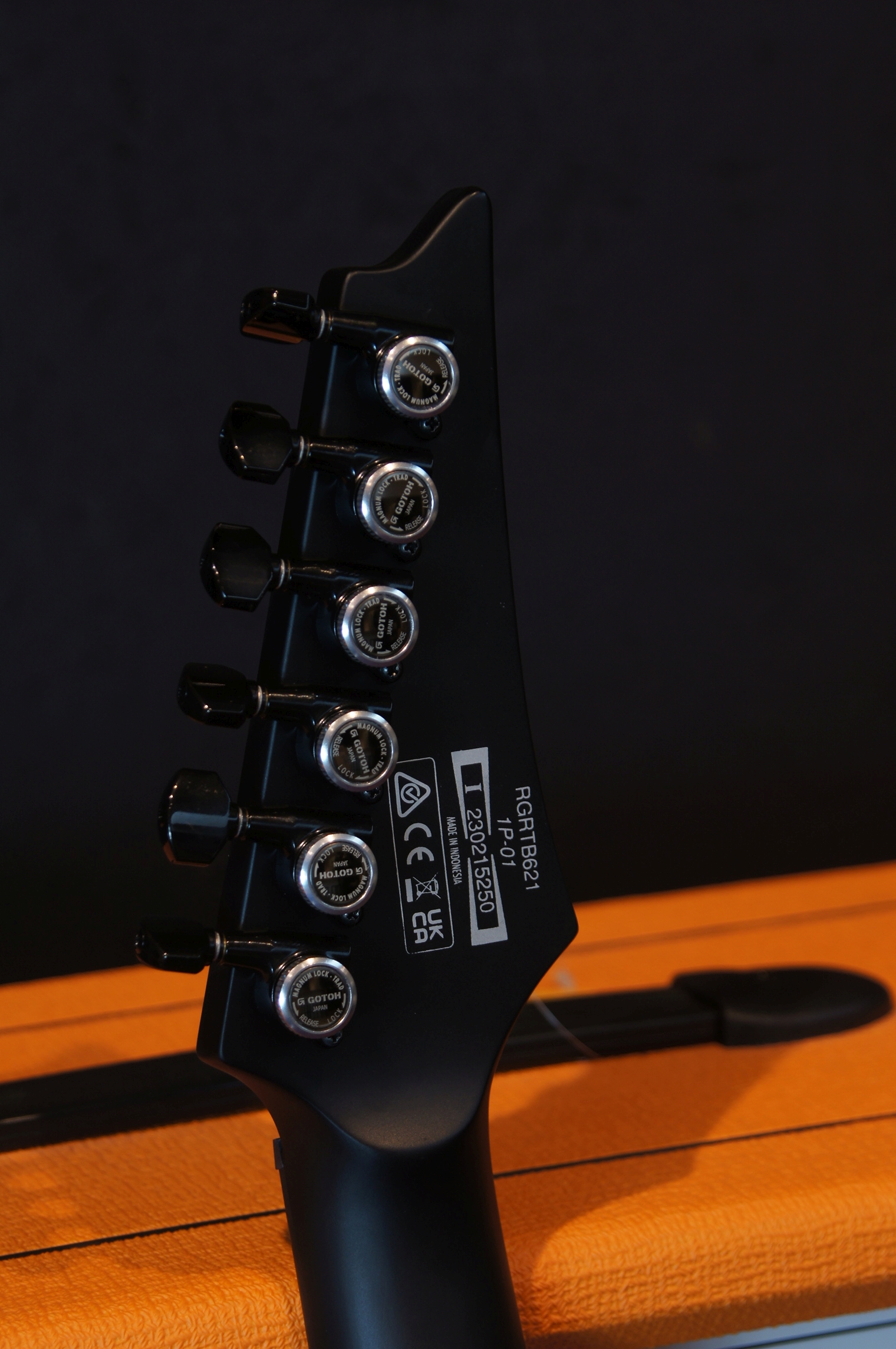 IBANEZ Iron Label RGRT 6-Str Black Flat - B-Stock