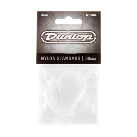 Dunlop Plectrum Nylon Standard 0,38mm 12 Stk