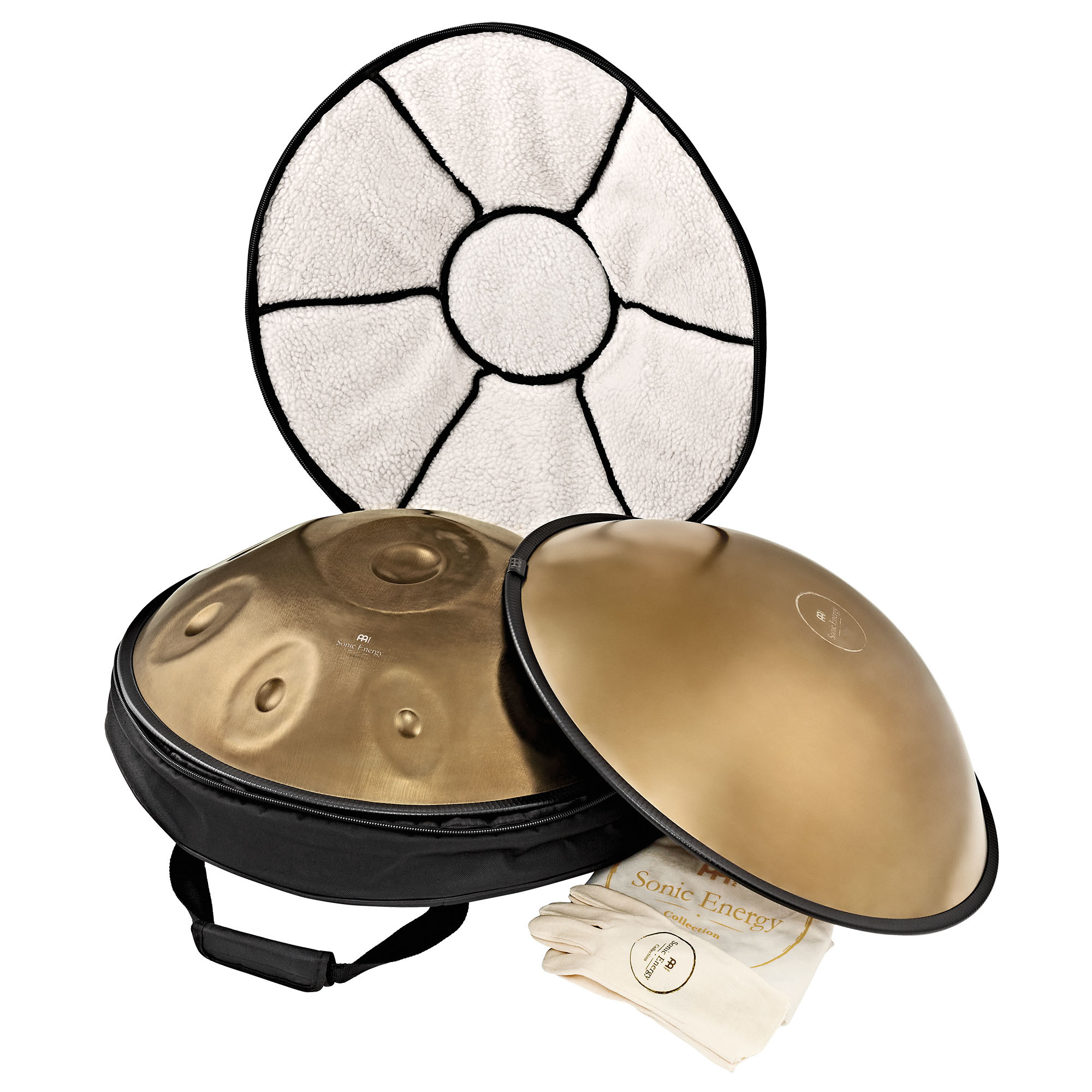 MEINL Sonic Energy Sensory Handpan Edelstahl BB2 Amara 9 Töne 440 Hz - Vintage Copper
