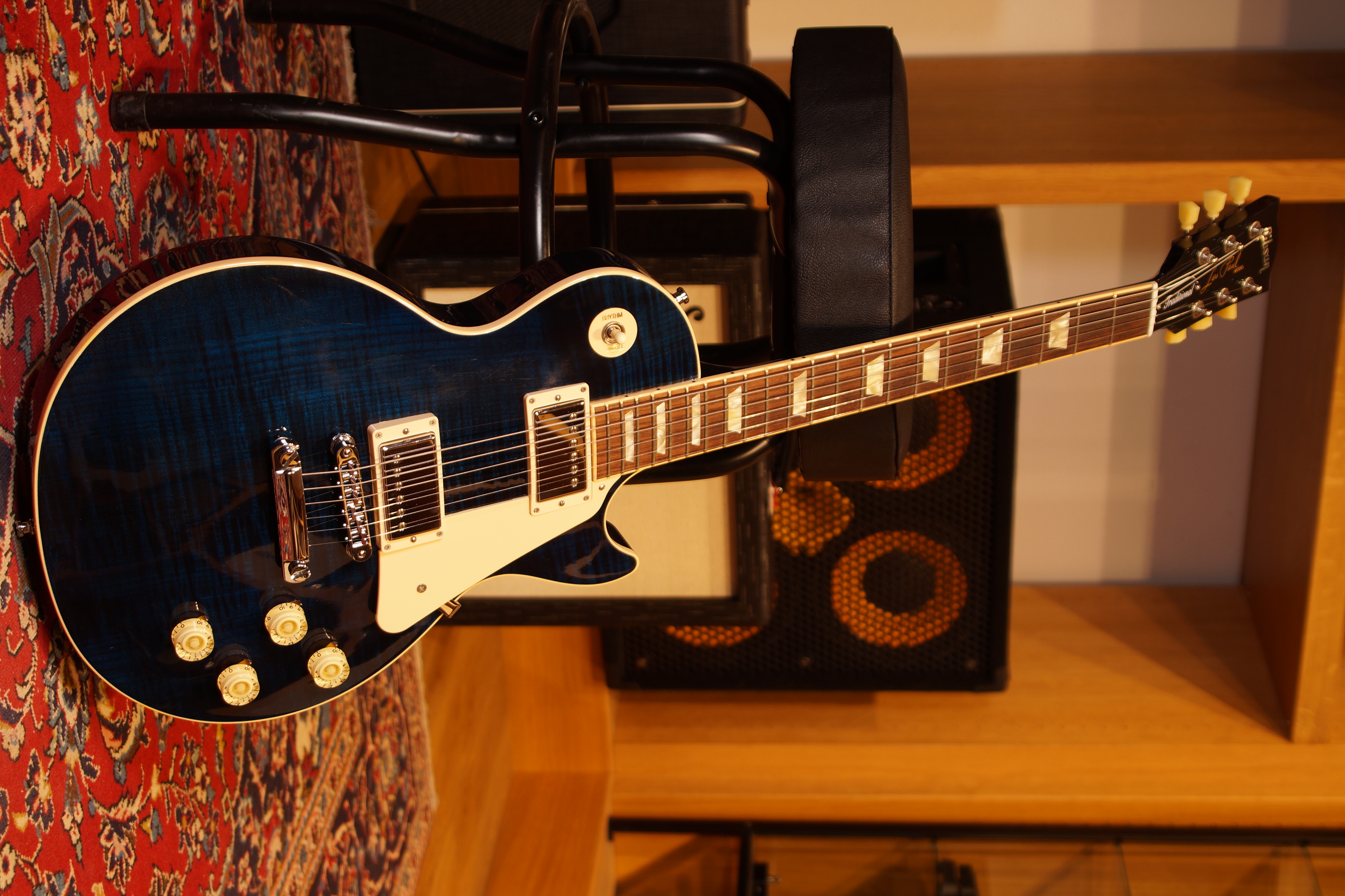 Gibson Les Paul New Traditional Chicago Blue - gebraucht mit Koffer