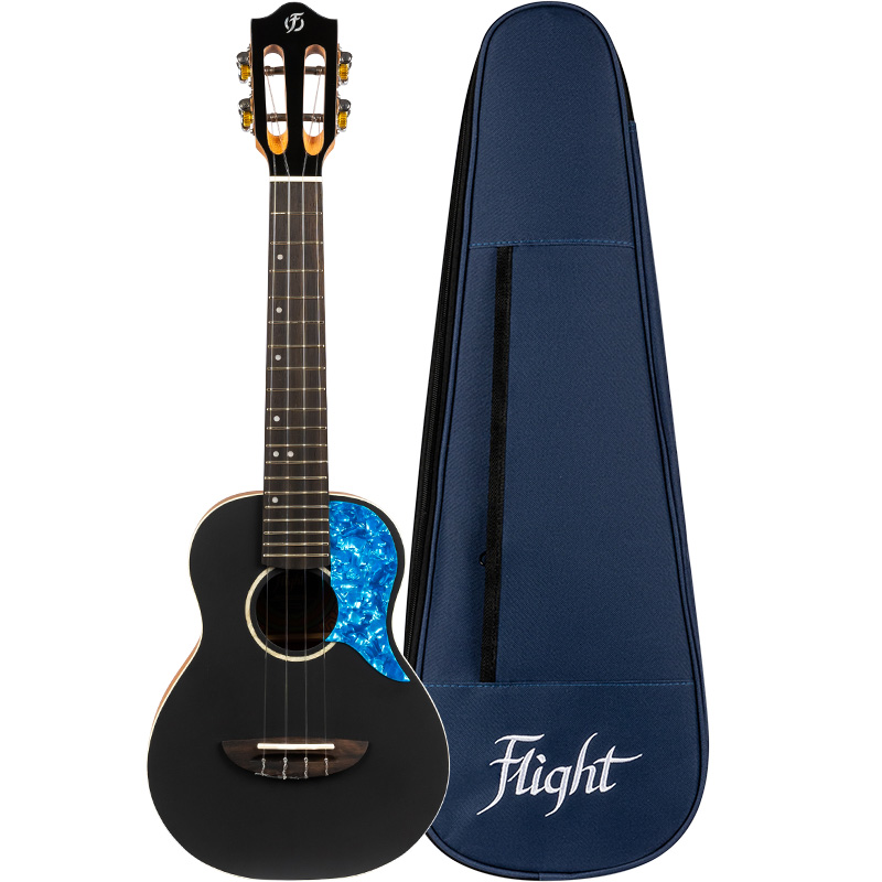 Flight Ukulele Iris BK Concert inklusive Tasche
