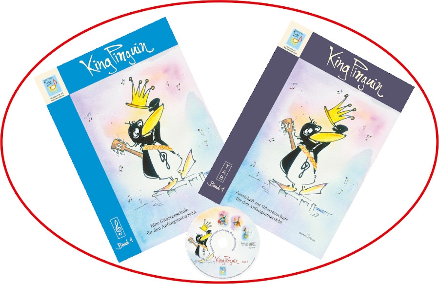 Reinhold Lehmuth - King Pinguin Band 1 Bundle - Noten und Tabulatur mit CD