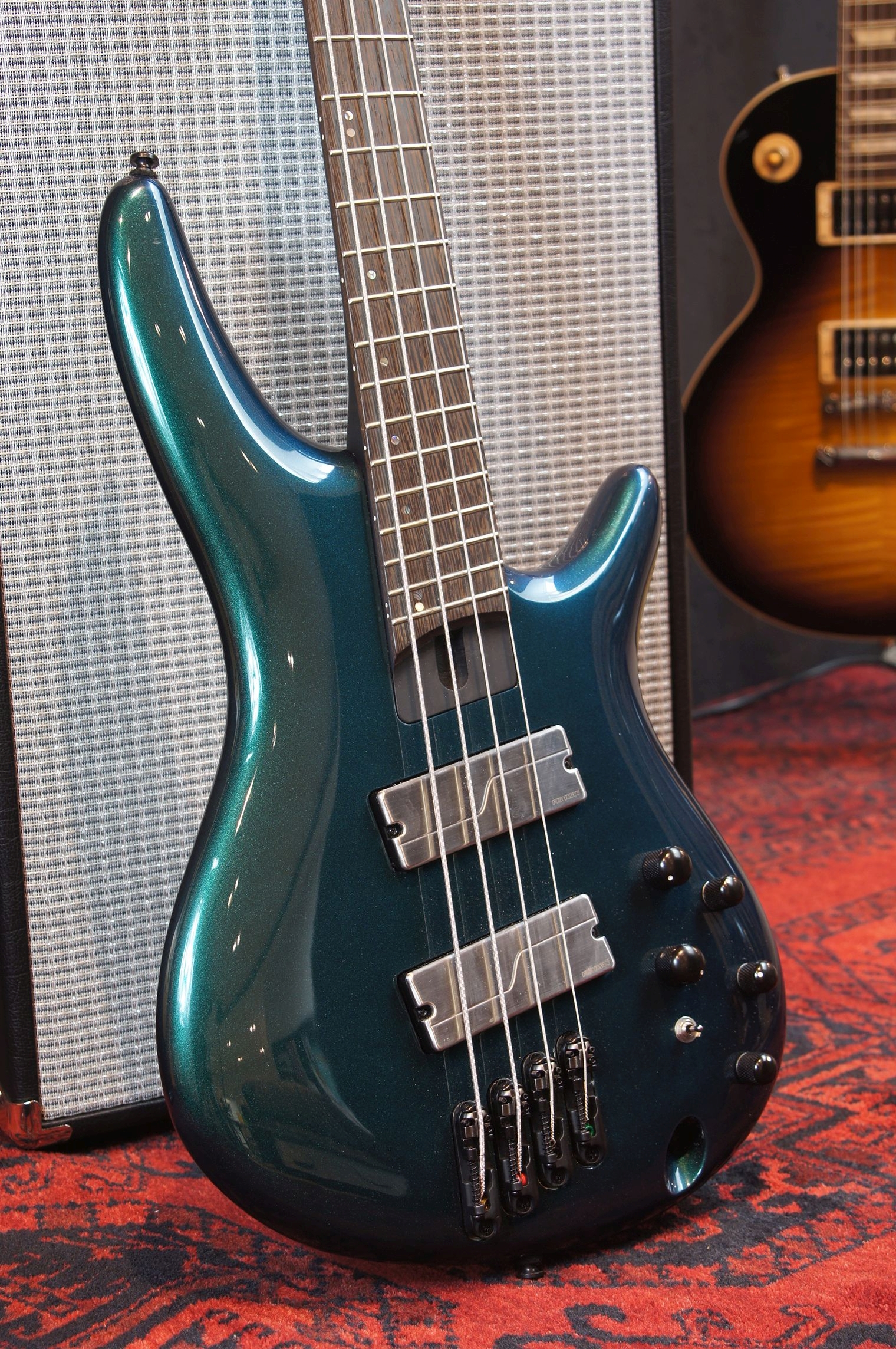 IBANEZ Bass Workshop 4-Str Blue Chameleon Multi Scale - B-Stock