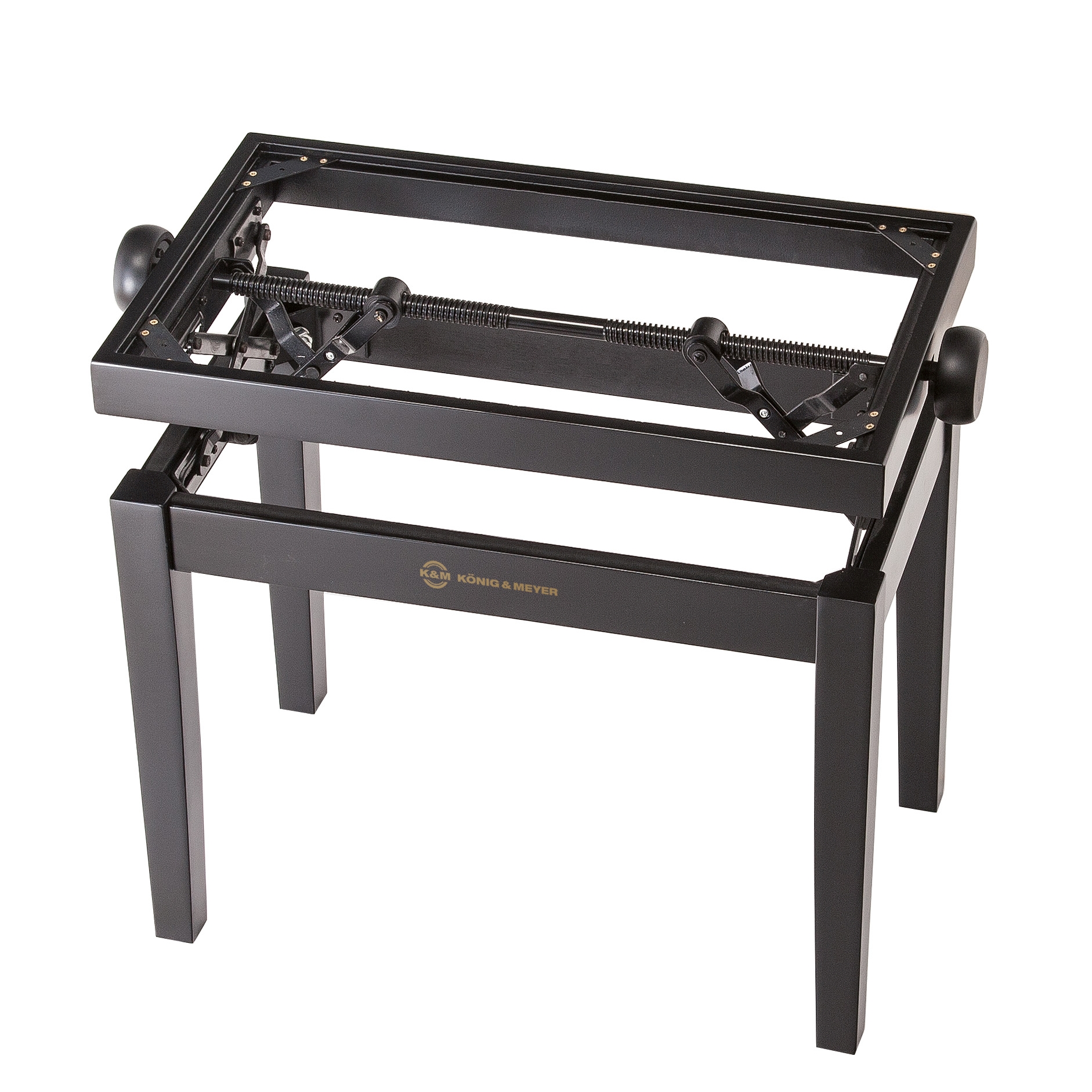 K&M Klavierbank Unterteil schwarz matt