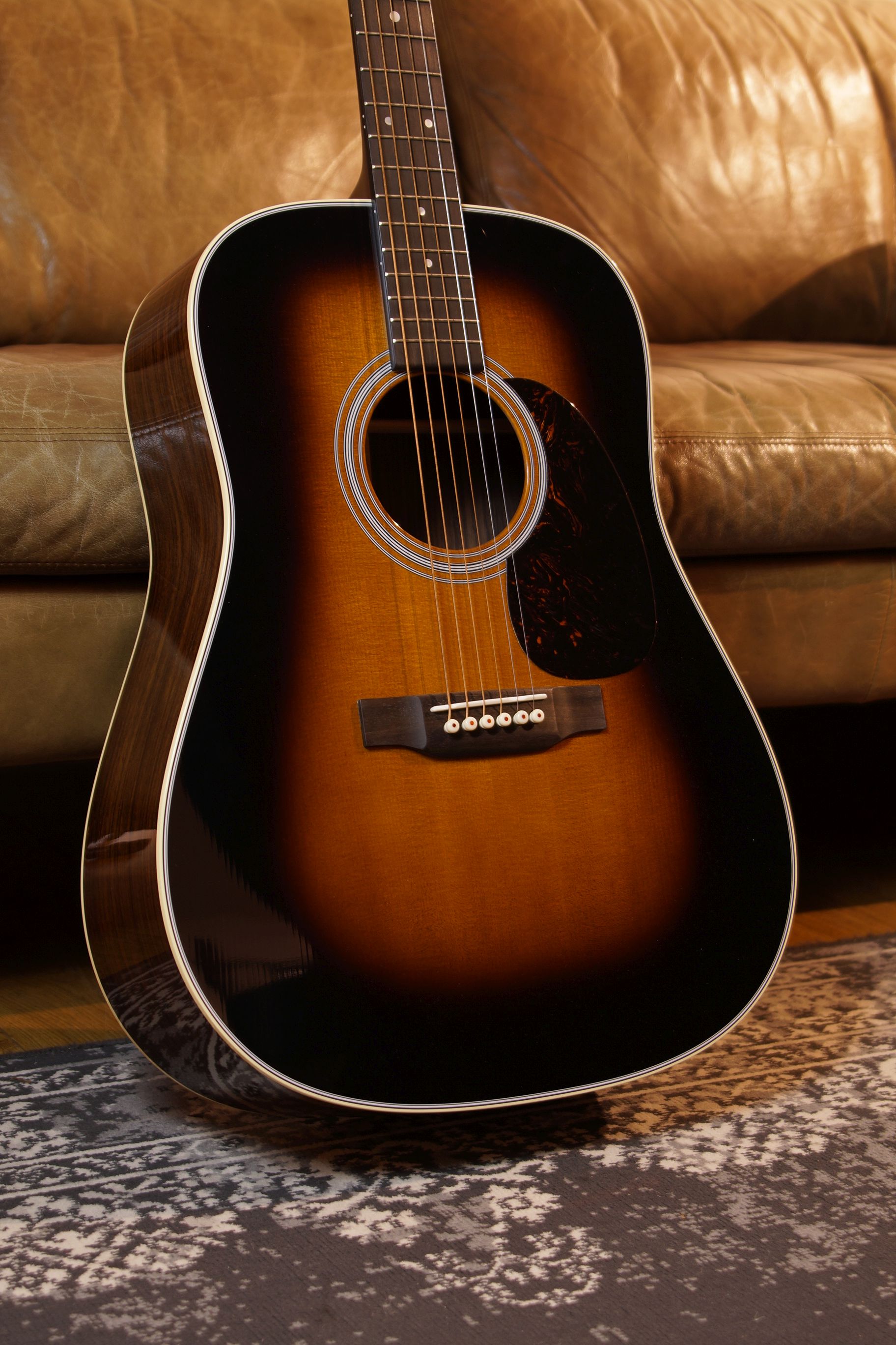 Martin D-28 with 1935 Sunburst