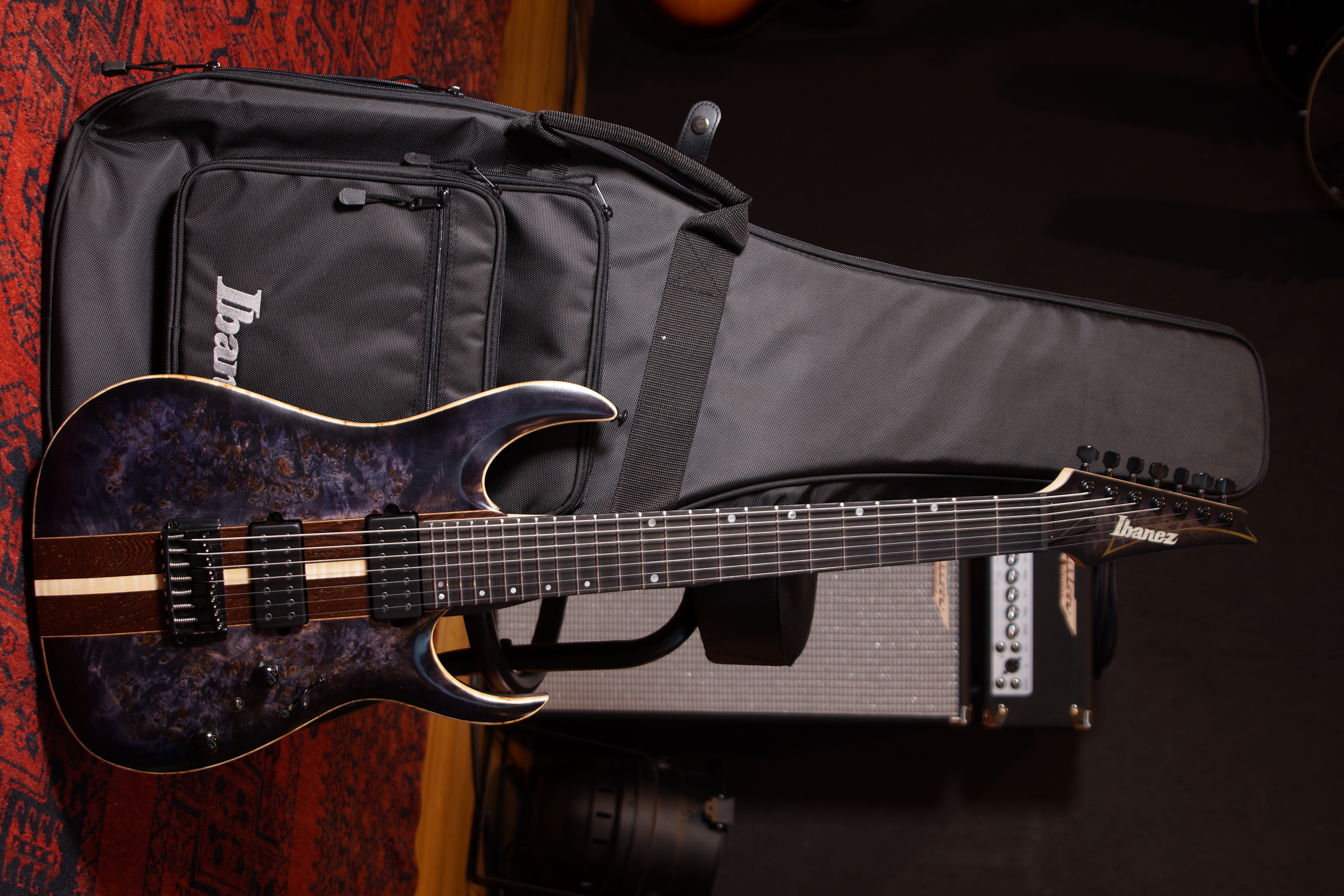 Ibanez RGA217P1PB 7-String Deep Twilight Burst Low Gloss - B-Stock