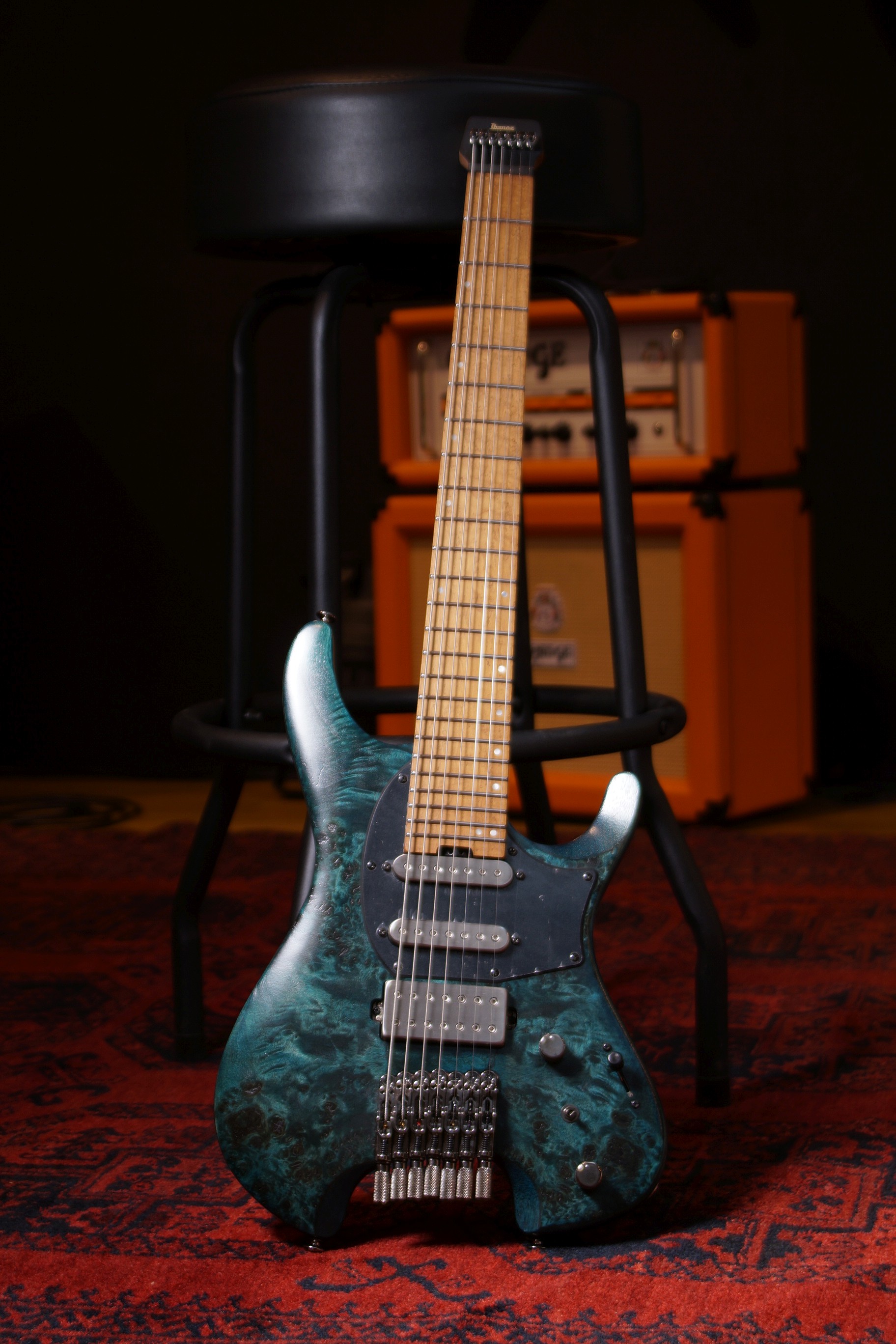 Ibanez Quest Q547PB-COL Cosmic Blue Low Gloss inklusive Tasche B-Ware