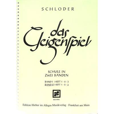 Schloder - Das Geigenspiel Band 2 Heft 3