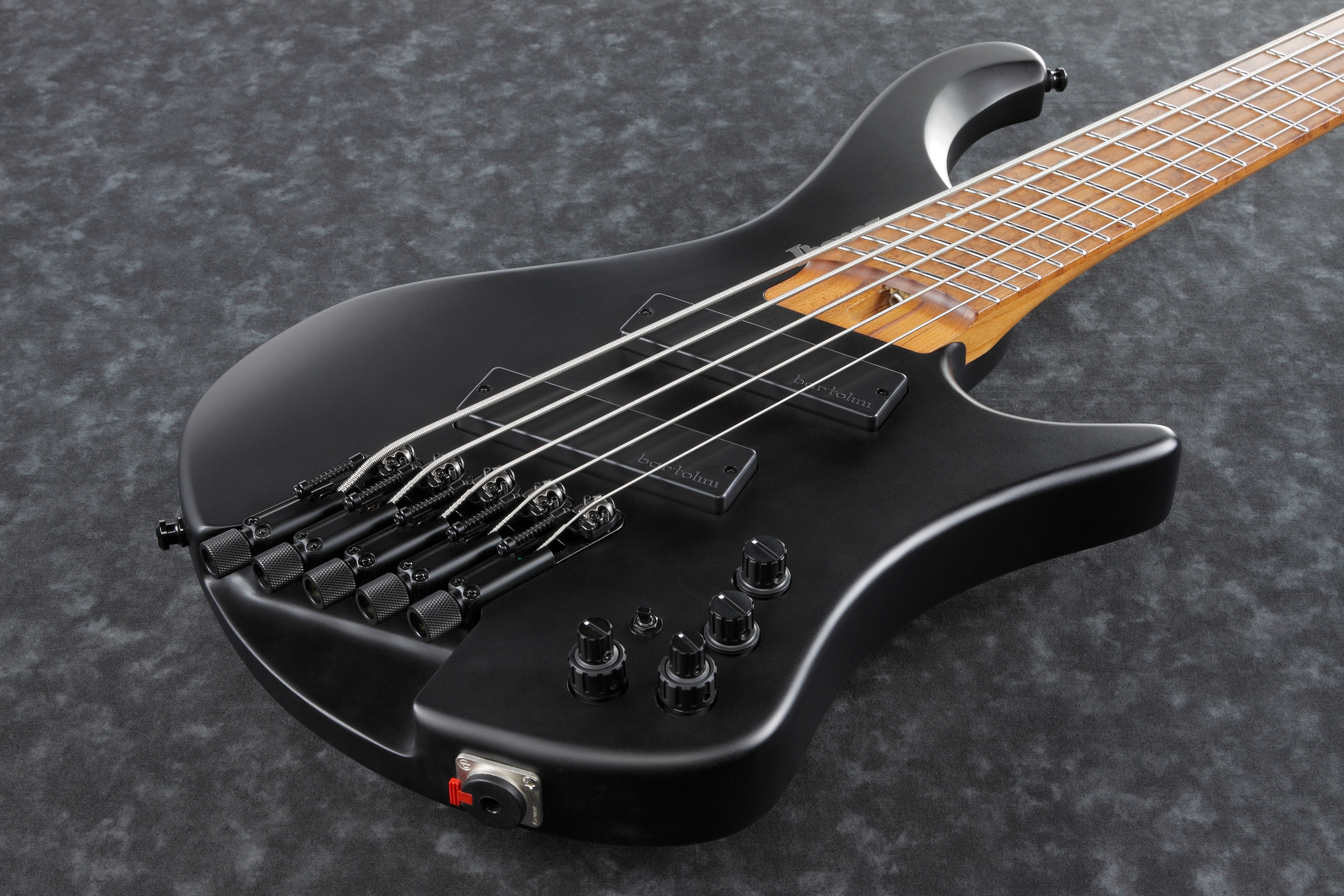 Ibanez EHB1005MS-BKF E-Bass 5-String Multiscale Black Flat + Gigbag