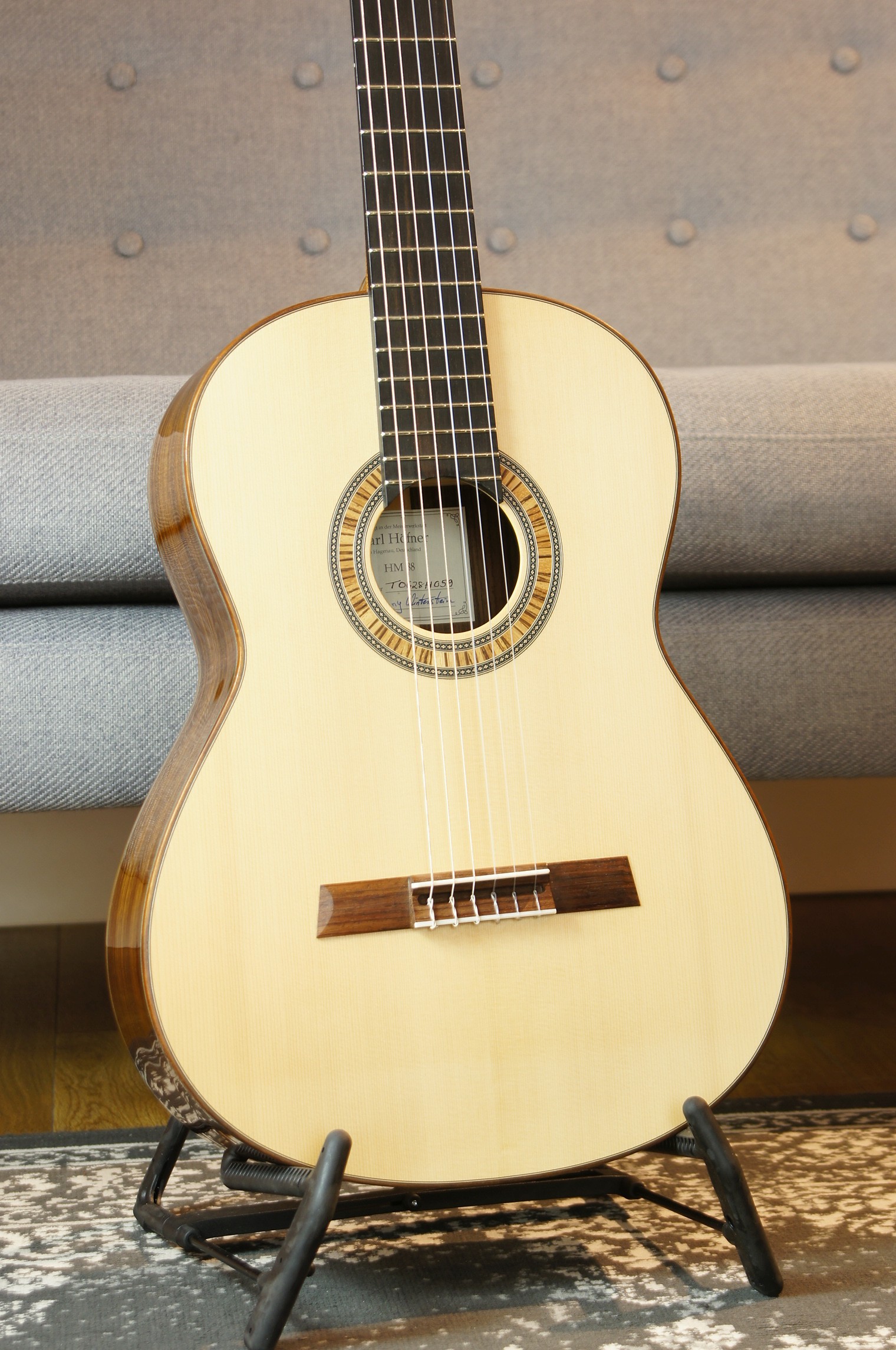 Höfner Meistergitarre HM88 Fichte/Palisander inklusive Koffer