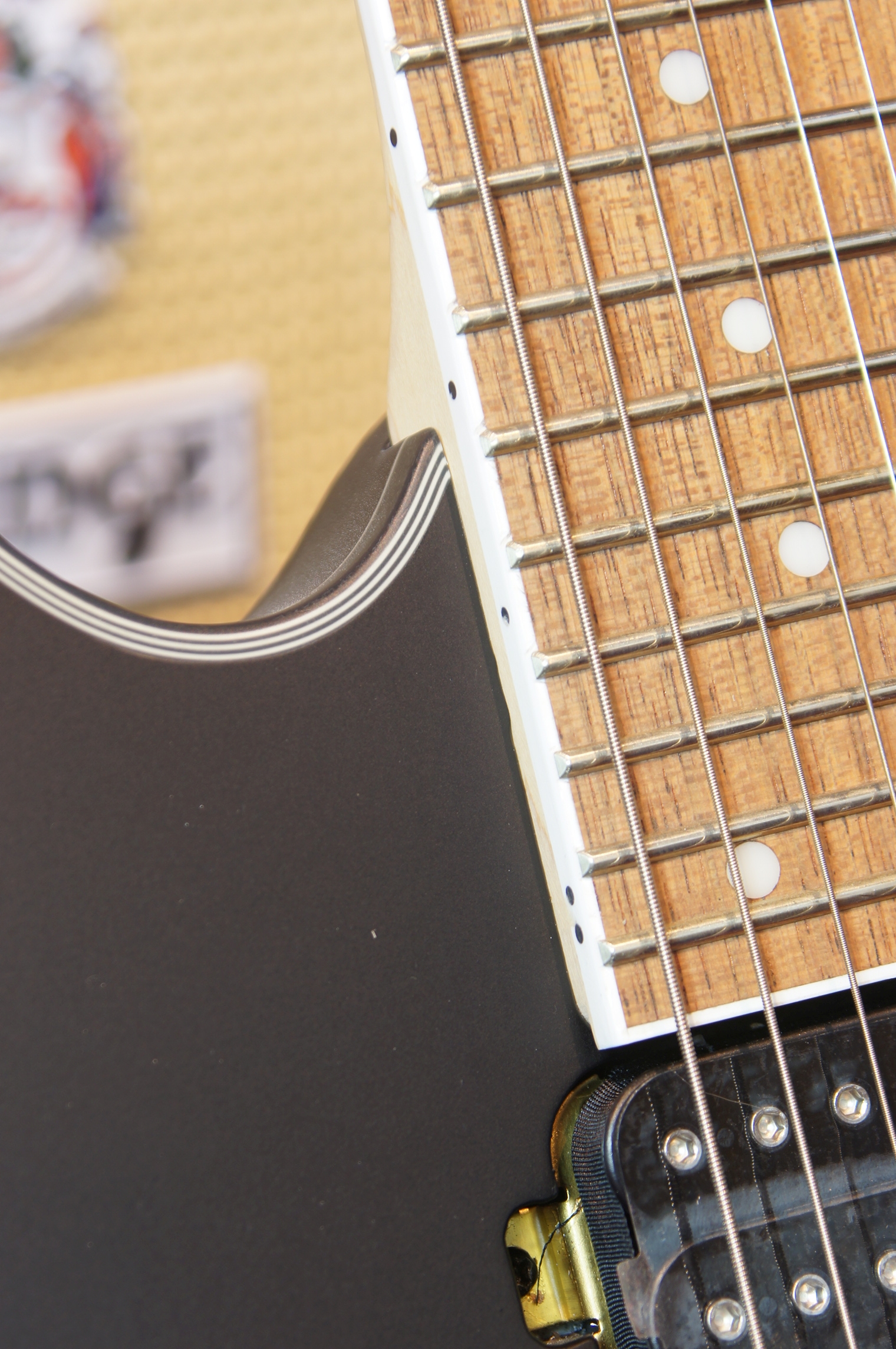 IBANEZ RG 7-Str Black Flat Flyod Rose - B-Ware