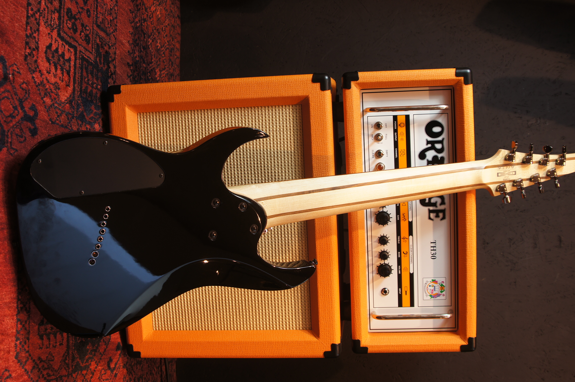 Ibanez RGMS8-BK 8-String Multiscale - black