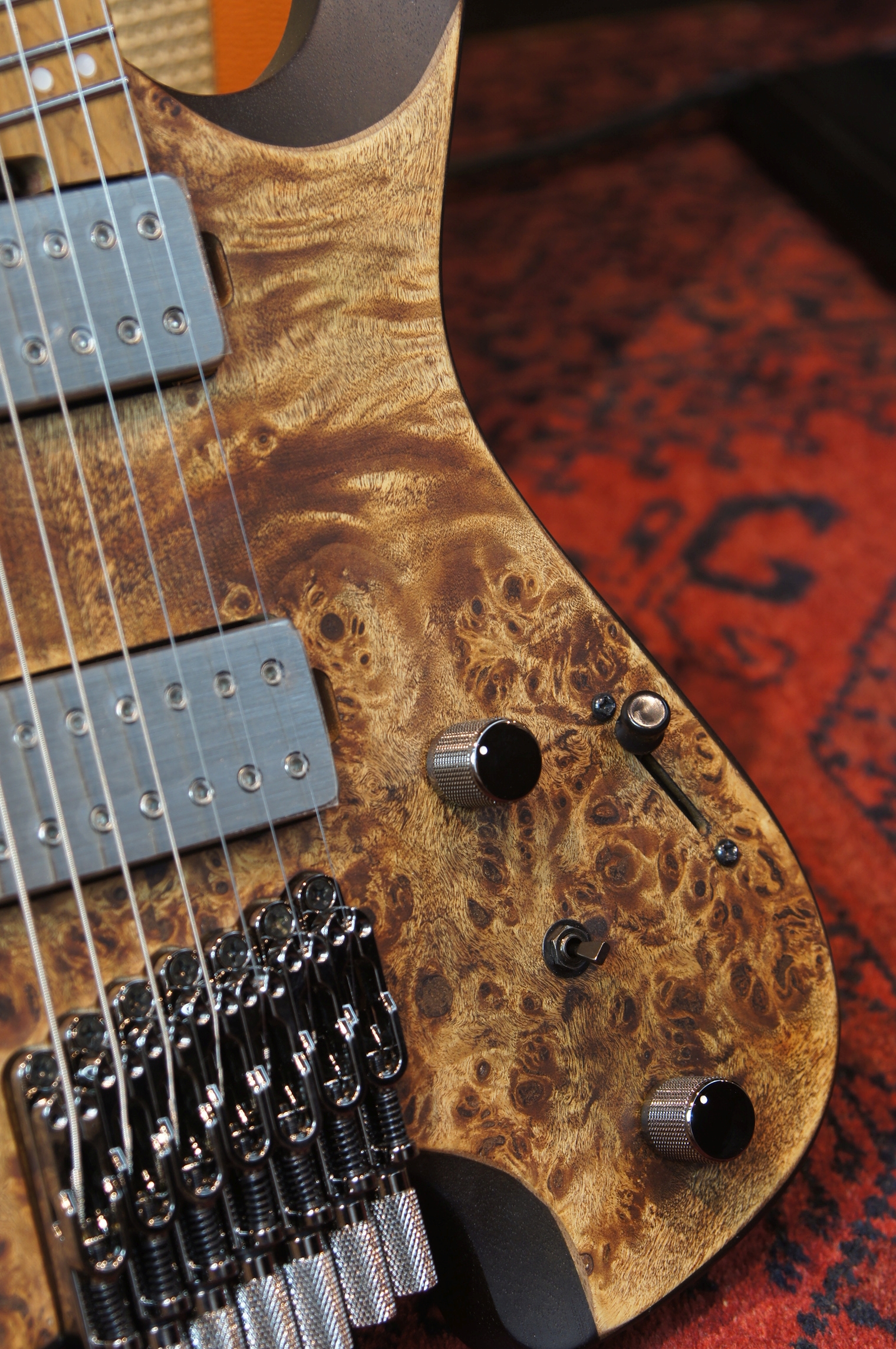 IBANEZ Quest 7-Str Antique Brown Stained, incl. Gigbag - B-Stock