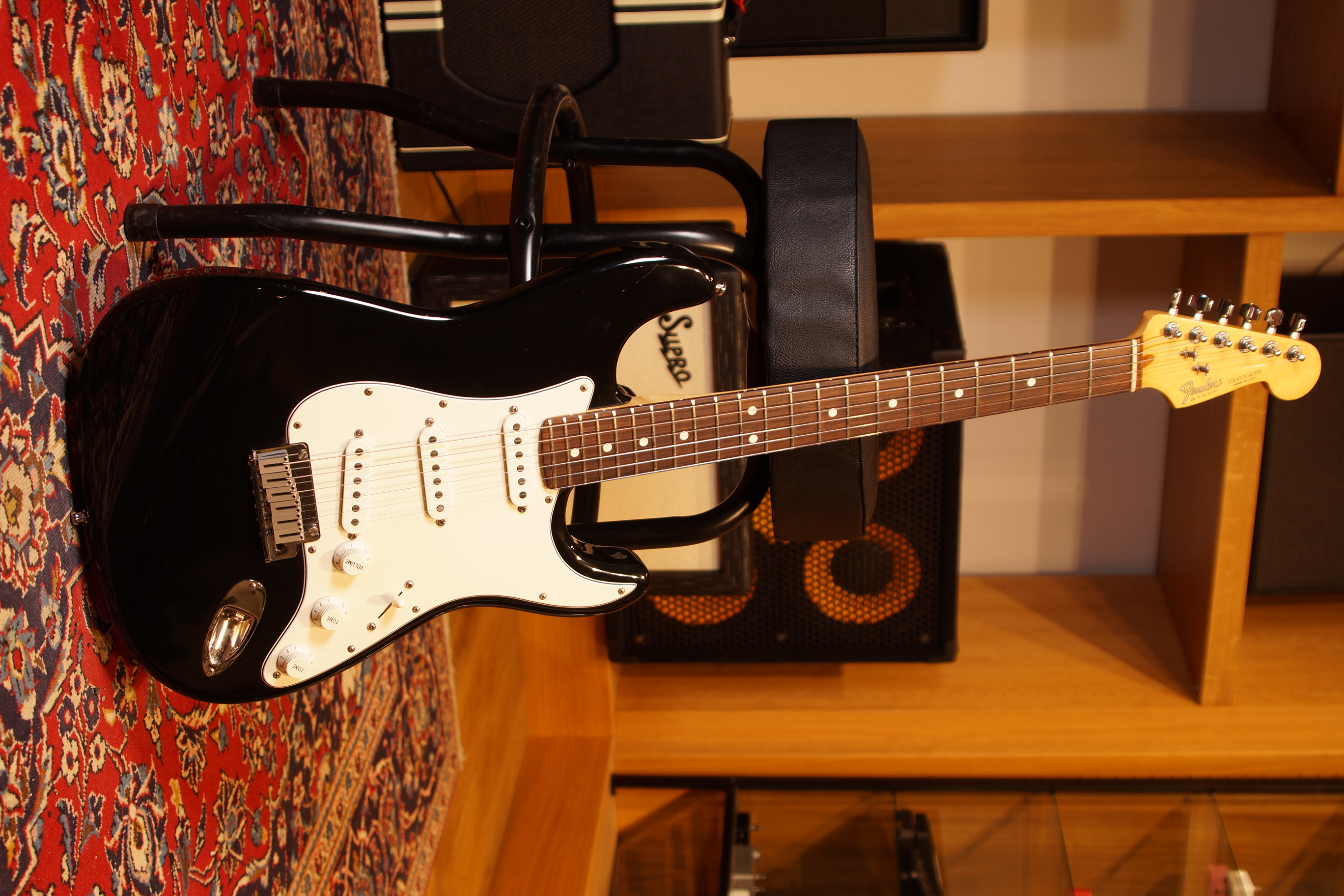 Fender US Stratocaster BJ 1992 - schwarz - inklusive Koffer