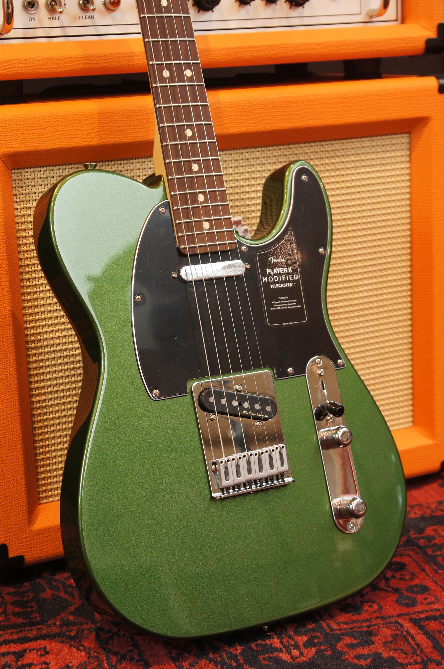 Fender Player II Modified Telecaster®, Rosewood Fingerboard, Harvest Green Metallic