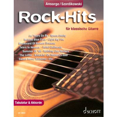 Rock Hits für klassische Gitarre