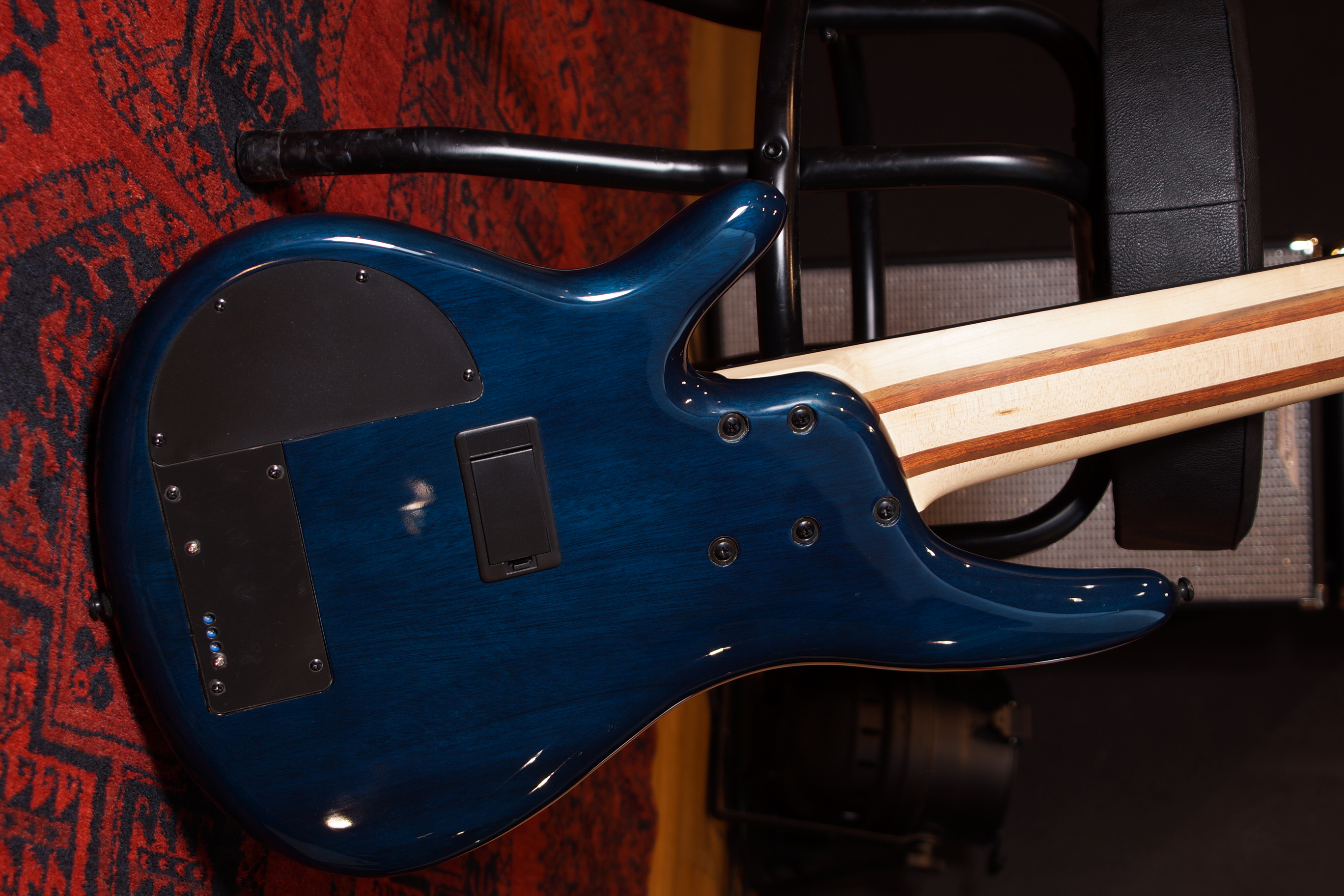 IBANEZ "Ashula" SRAS7-CBS E-Bass 7-String - Cosmic Blue Sunburst + Koffer - B-Stock