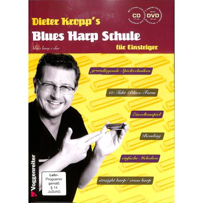 Kropp's Blues Harp Schule (+CD + DVD)