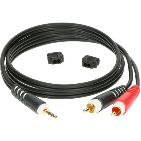 Klotz Klinke 3,5 stereo an 2 RCA 6m