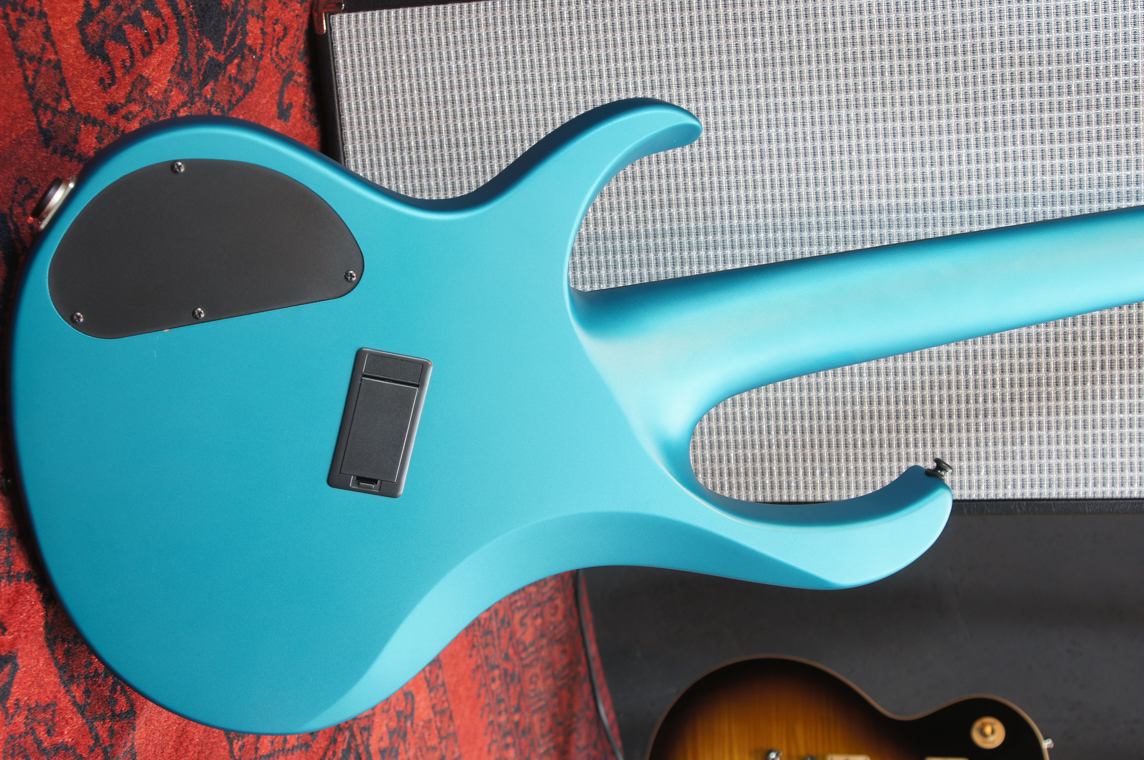 IBANEZ BTB 605 MSCE Bass Workshop 5-Str. Cerulean Aura Burst Matte, incl. Case - B-Stock