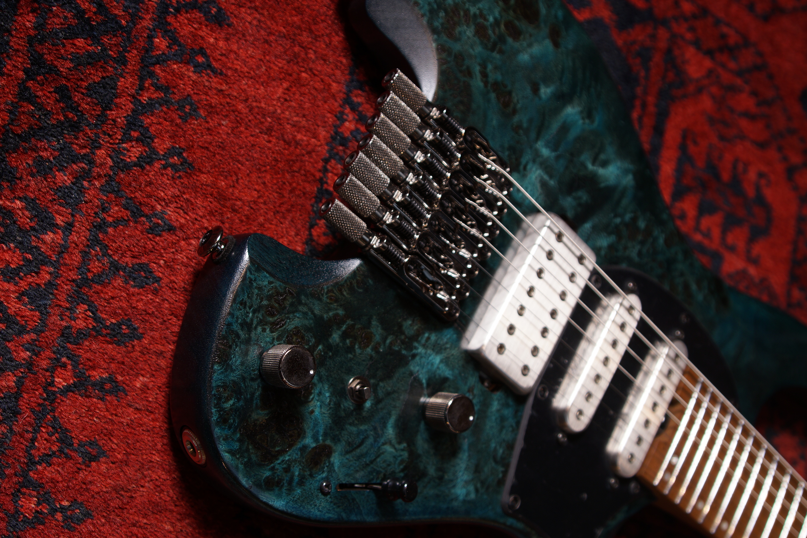 Ibanez Quest Q547PB-COL Cosmic Blue Low Gloss inklusive Tasche B-Ware