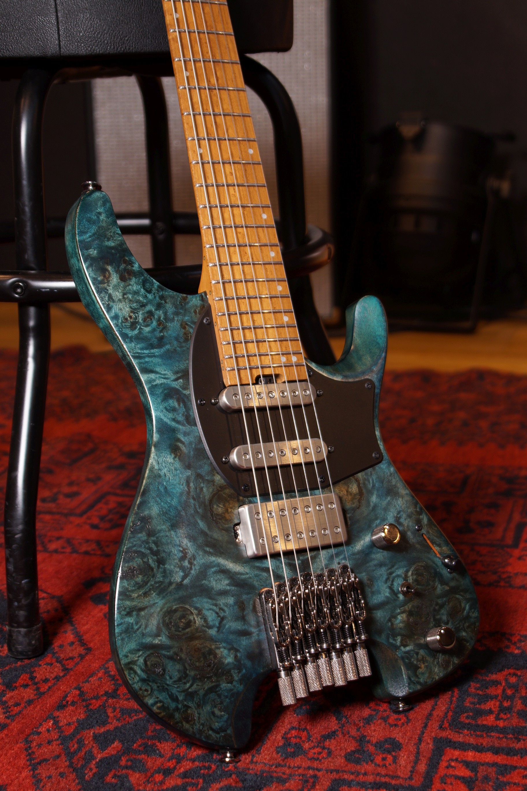 Ibanez Quest Q547PB-COL Cosmic Blue Low Gloss inklusive Tasche - B-Stock