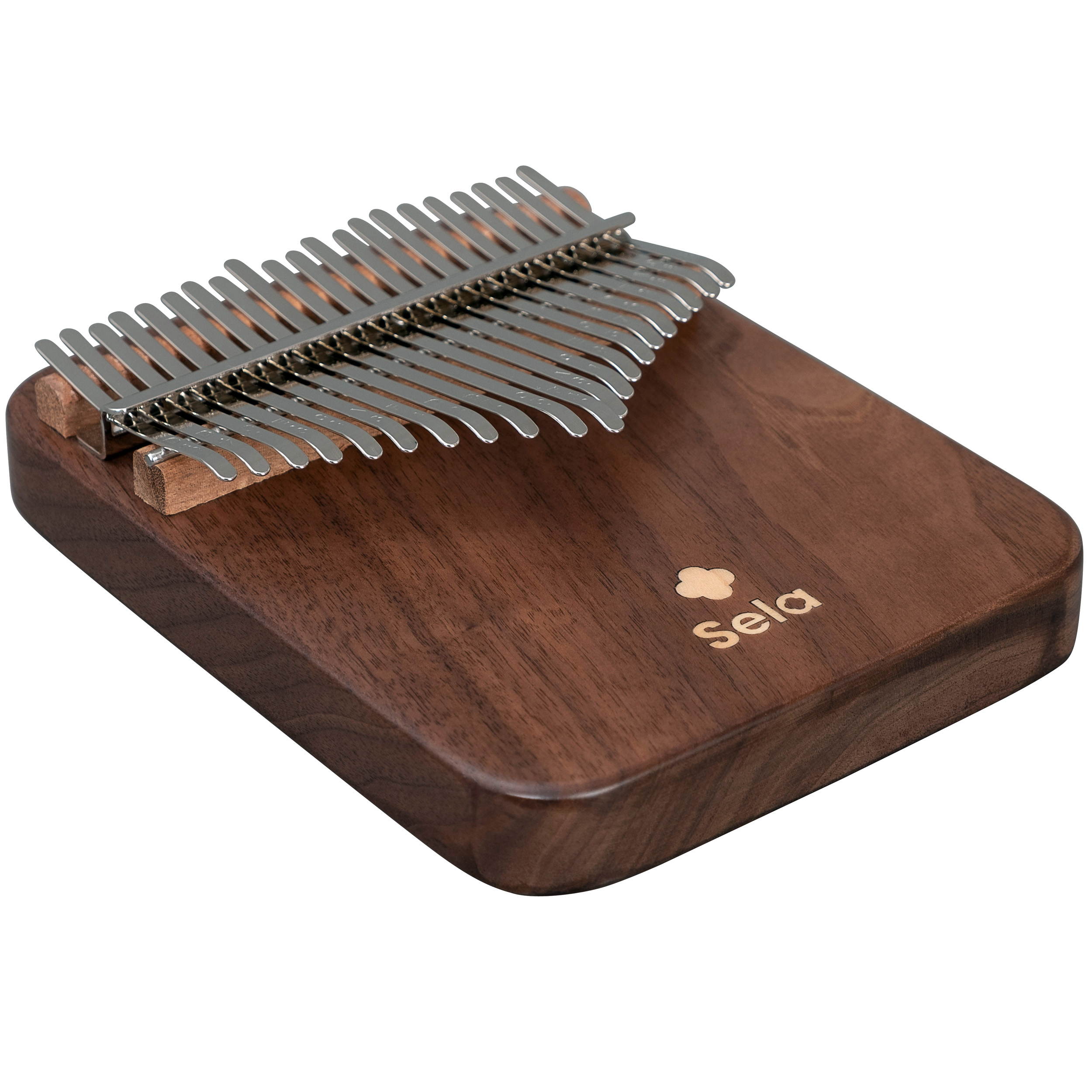 Sela Kalimba 21 Solid Black Walnut