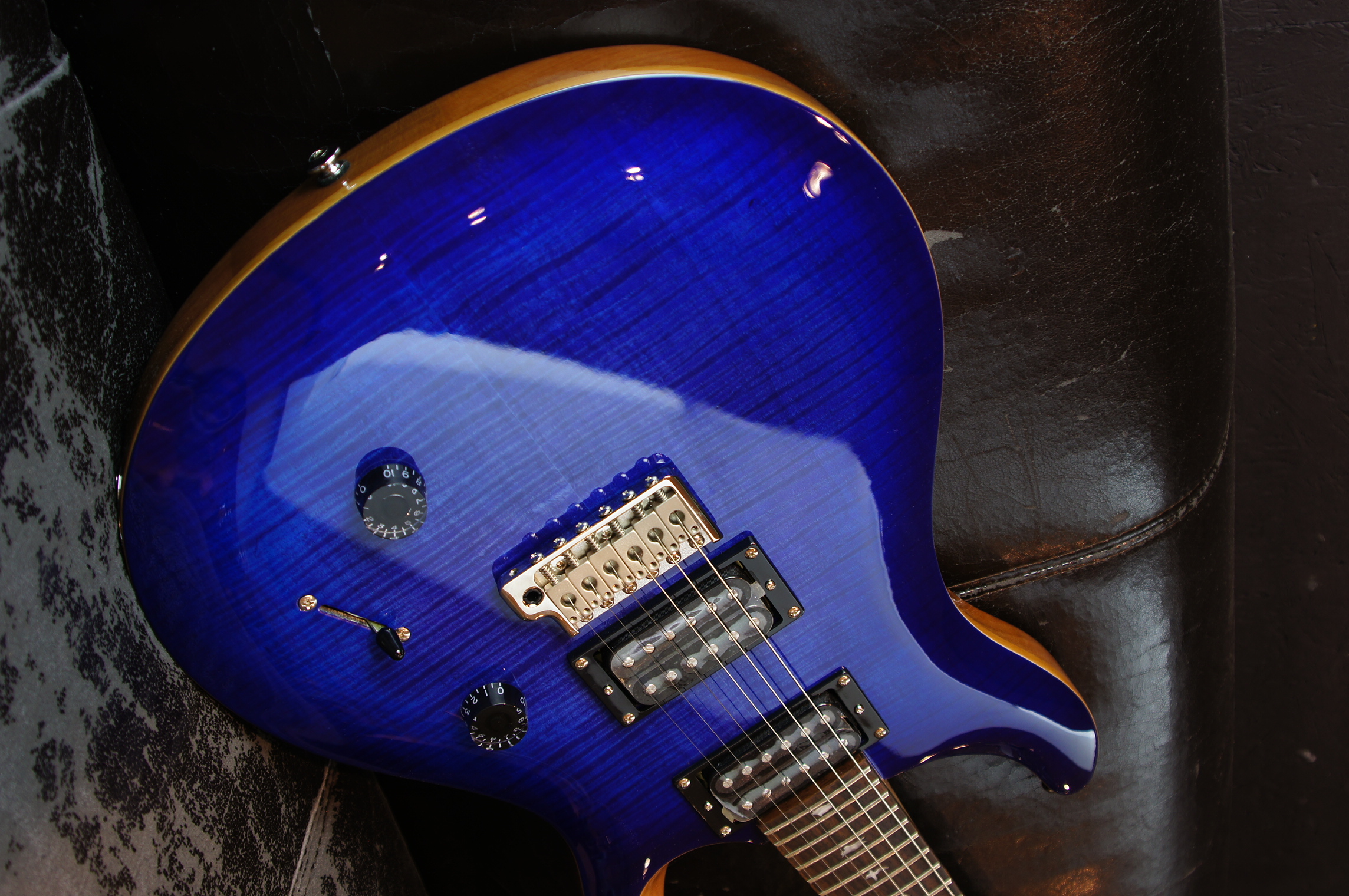 PRS SE Custom 24 - Faded Blue Burst